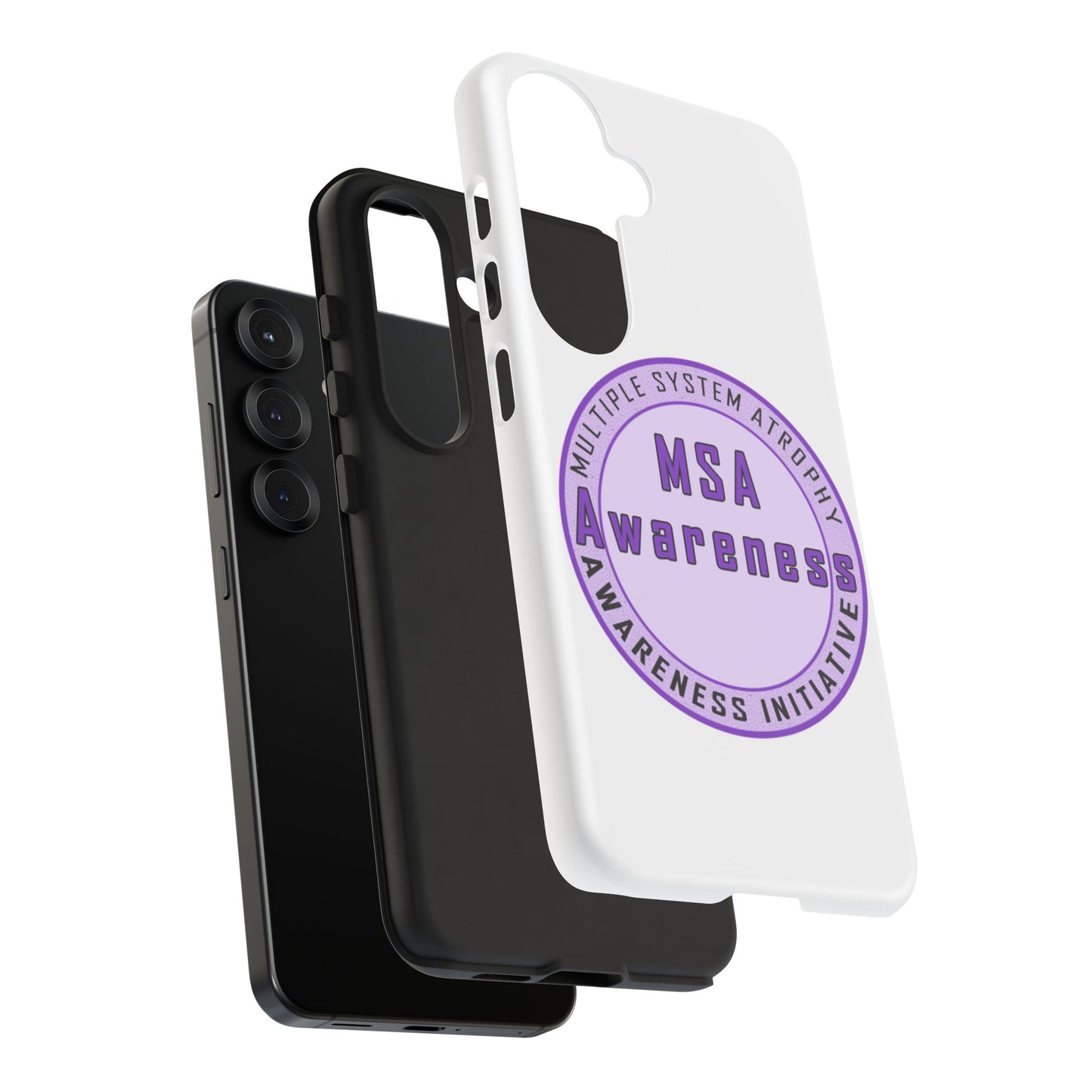 MSA Awareness Phone Case | Tough Cases for Support, Gift for Caregivers, Awareness Month, Customizable Design