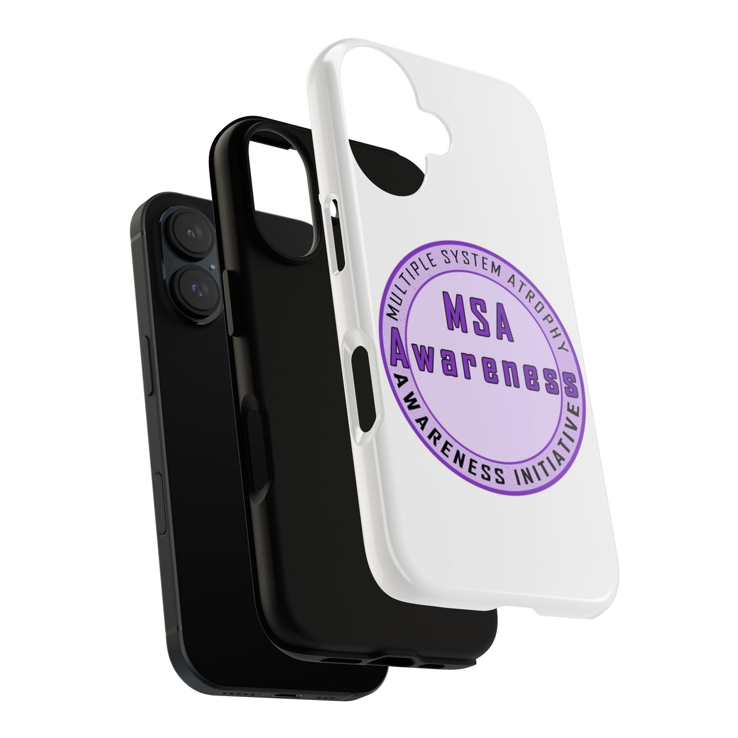 MSA Awareness Phone Case | Tough Cases for Support, Gift for Caregivers, Awareness Month, Customizable Design