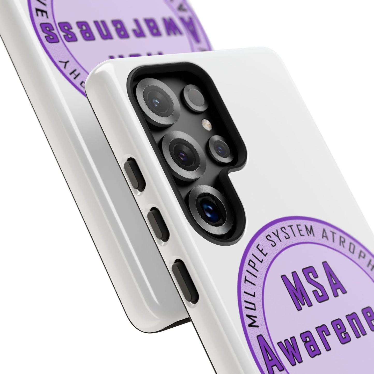 MSA Awareness Phone Case | Tough Cases for Support, Gift for Caregivers, Awareness Month, Customizable Design