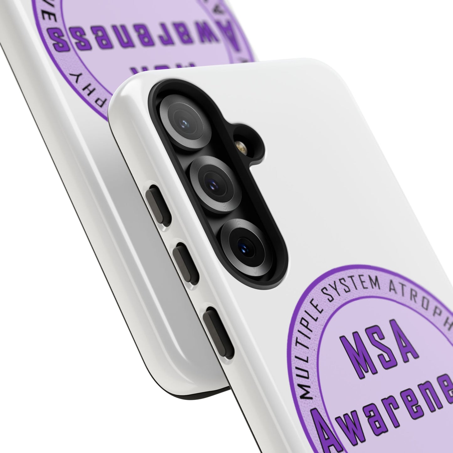 MSA Awareness Phone Case | Tough Cases for Support, Gift for Caregivers, Awareness Month, Customizable Design