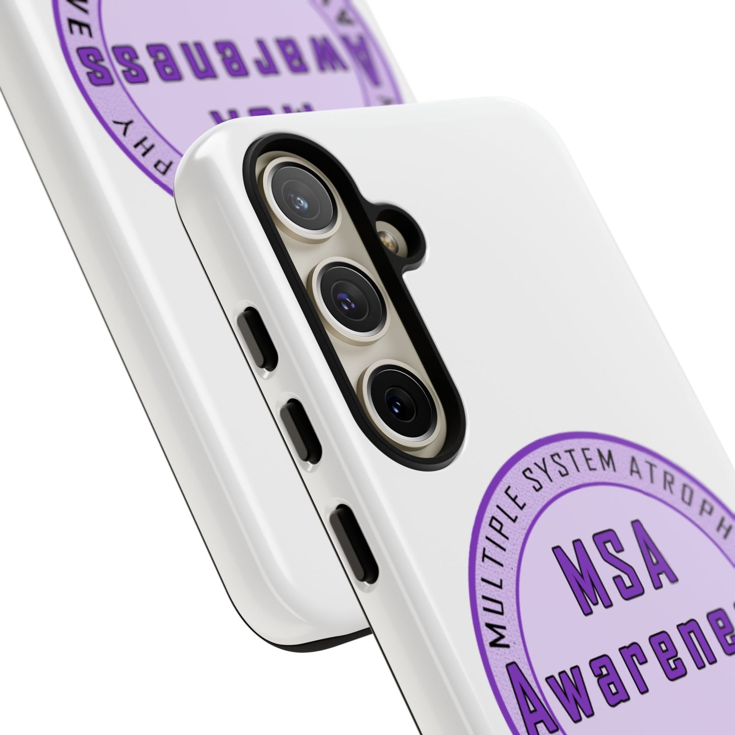 MSA Awareness Phone Case | Tough Cases for Support, Gift for Caregivers, Awareness Month, Customizable Design