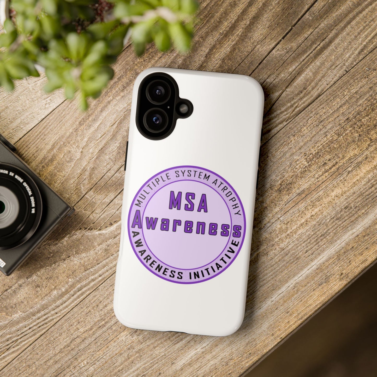 MSA Awareness Phone Case | Tough Cases for Support, Gift for Caregivers, Awareness Month, Customizable Design