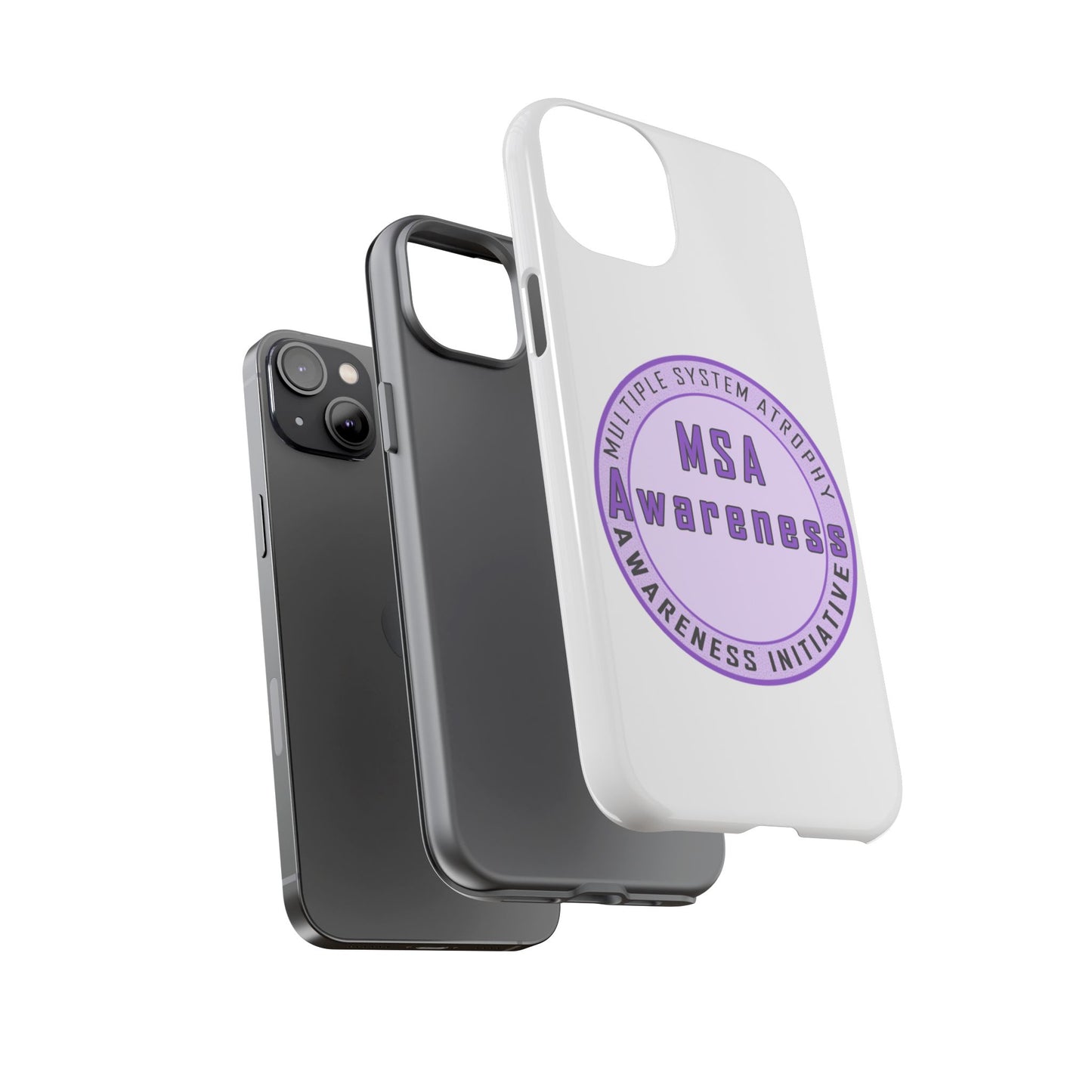 MSA Awareness Phone Case | Tough Cases for Support, Gift for Caregivers, Awareness Month, Customizable Design