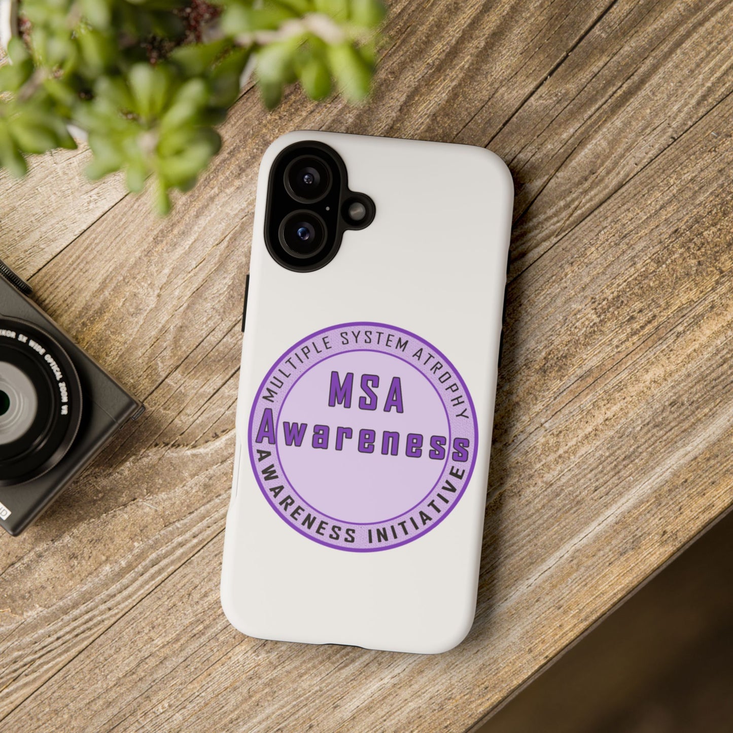 MSA Awareness Phone Case | Tough Cases for Support, Gift for Caregivers, Awareness Month, Customizable Design