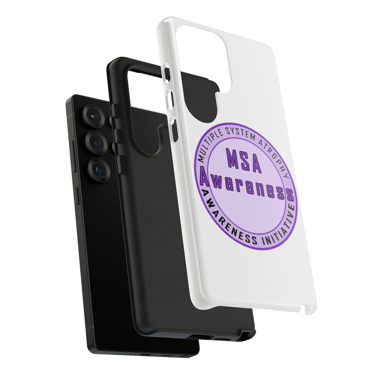 MSA Awareness Phone Case | Tough Cases for Support, Gift for Caregivers, Awareness Month, Customizable Design