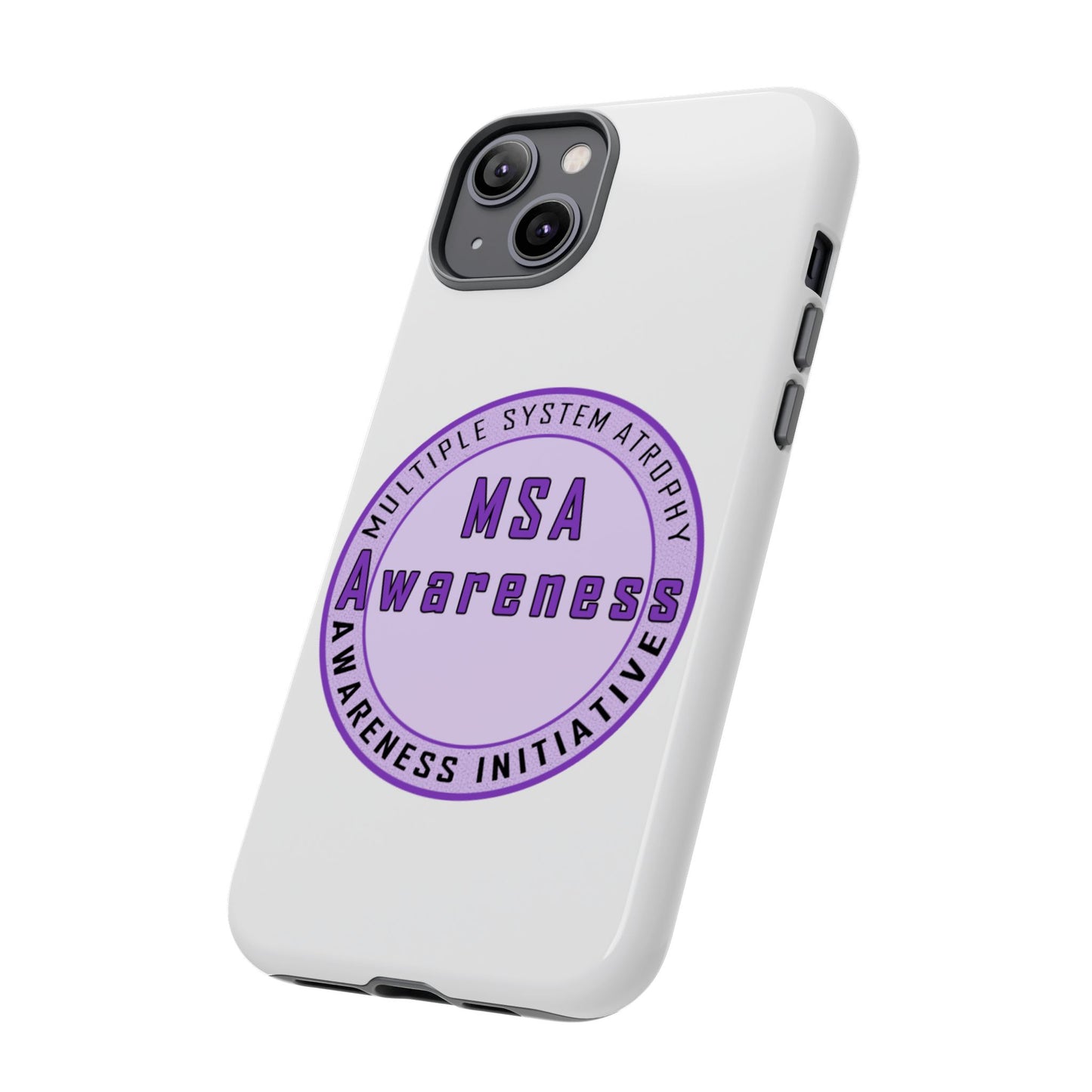 MSA Awareness Phone Case | Tough Cases for Support, Gift for Caregivers, Awareness Month, Customizable Design