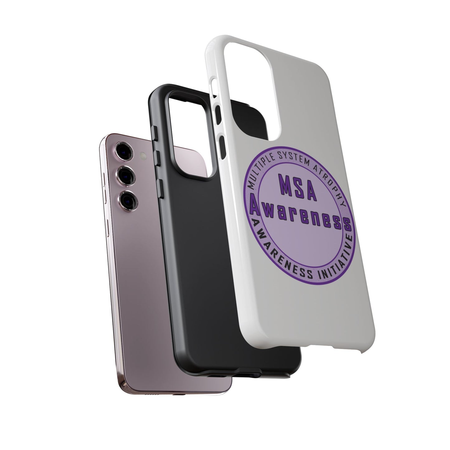 MSA Awareness Phone Case | Tough Cases for Support, Gift for Caregivers, Awareness Month, Customizable Design