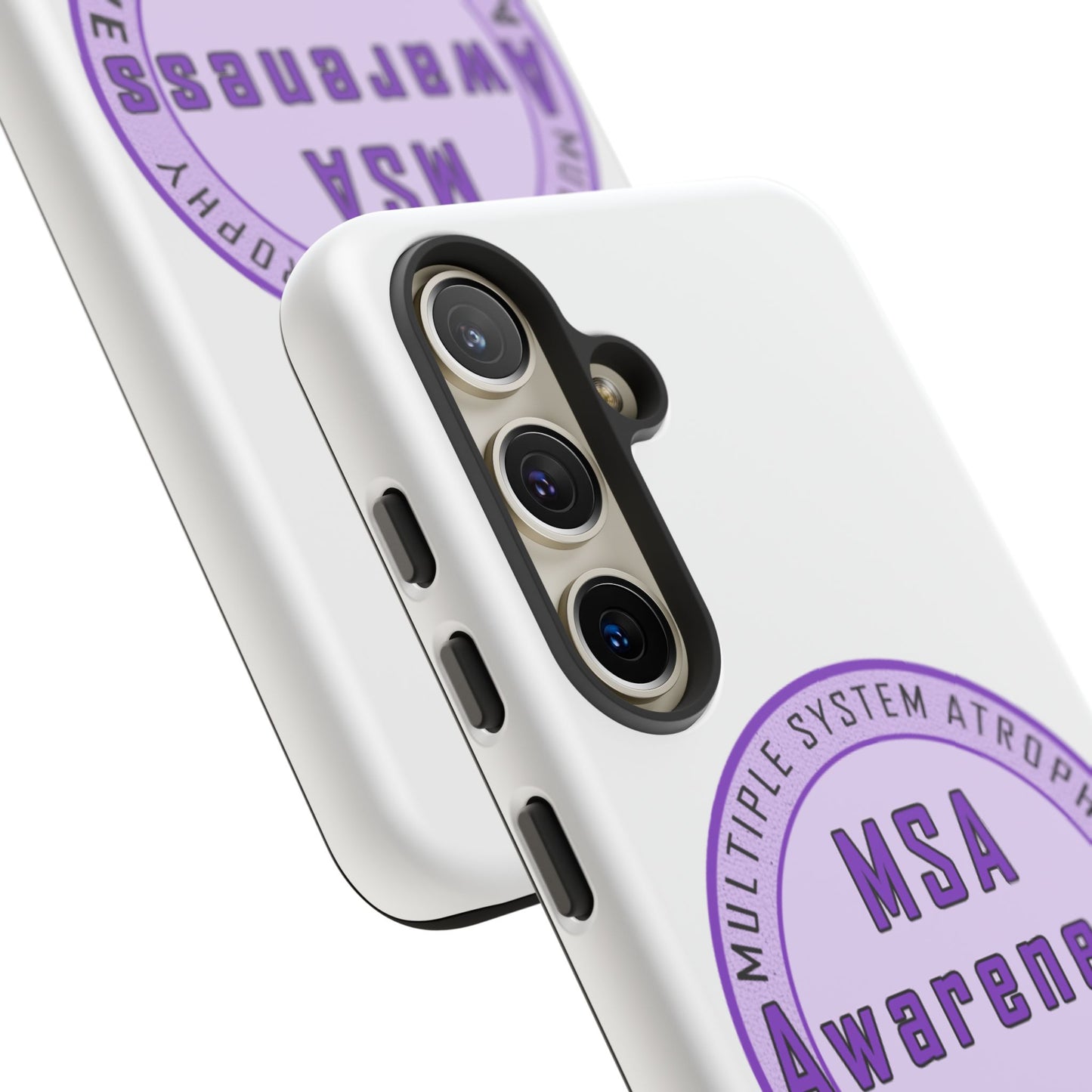 MSA Awareness Phone Case | Tough Cases for Support, Gift for Caregivers, Awareness Month, Customizable Design