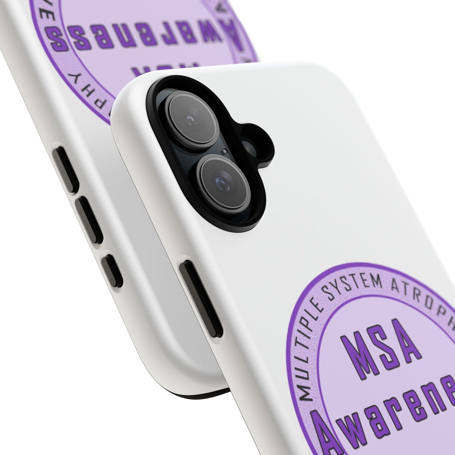 MSA Awareness Phone Case | Tough Cases for Support, Gift for Caregivers, Awareness Month, Customizable Design