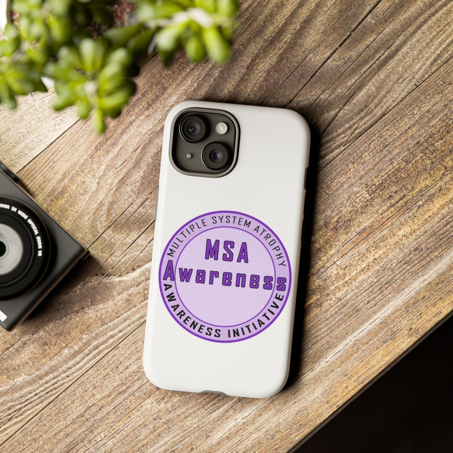 MSA Awareness Phone Case | Tough Cases for Support, Gift for Caregivers, Awareness Month, Customizable Design