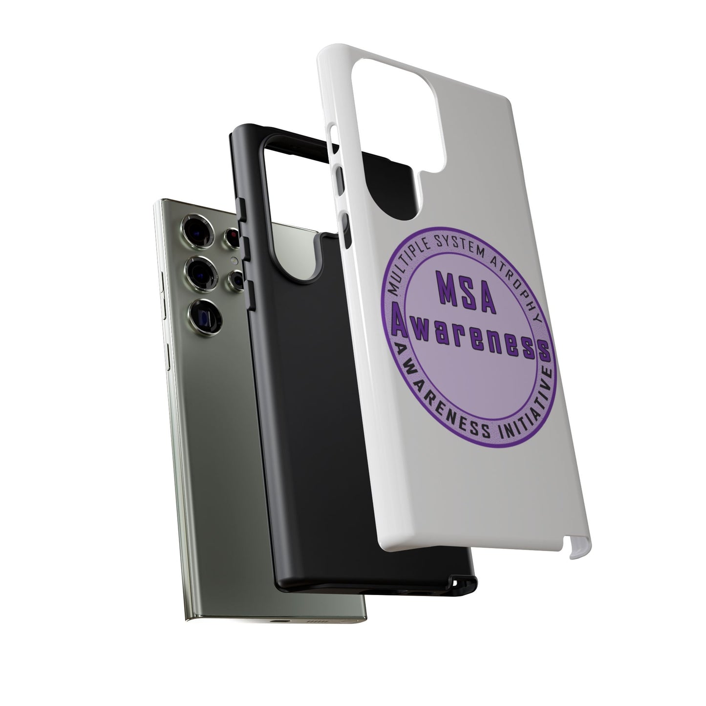 MSA Awareness Phone Case | Tough Cases for Support, Gift for Caregivers, Awareness Month, Customizable Design