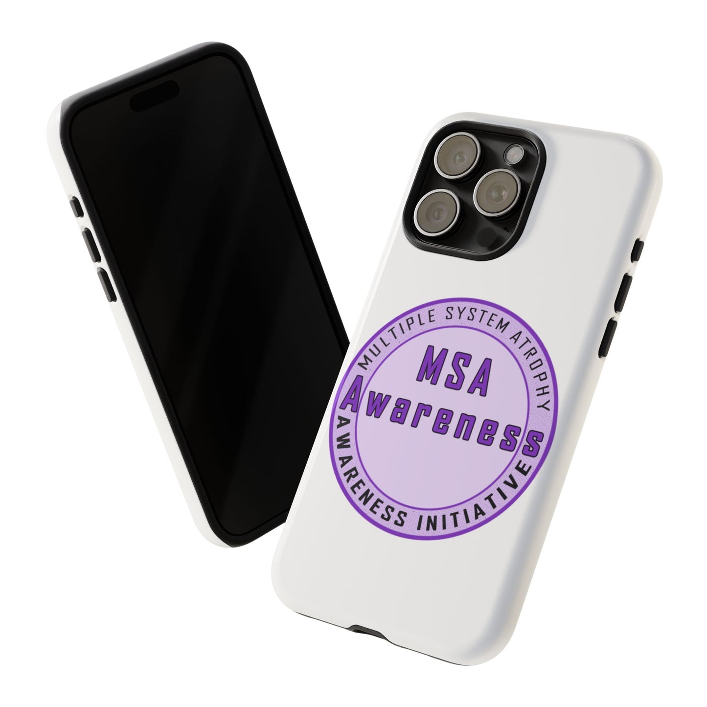 MSA Awareness Phone Case | Tough Cases for Support, Gift for Caregivers, Awareness Month, Customizable Design