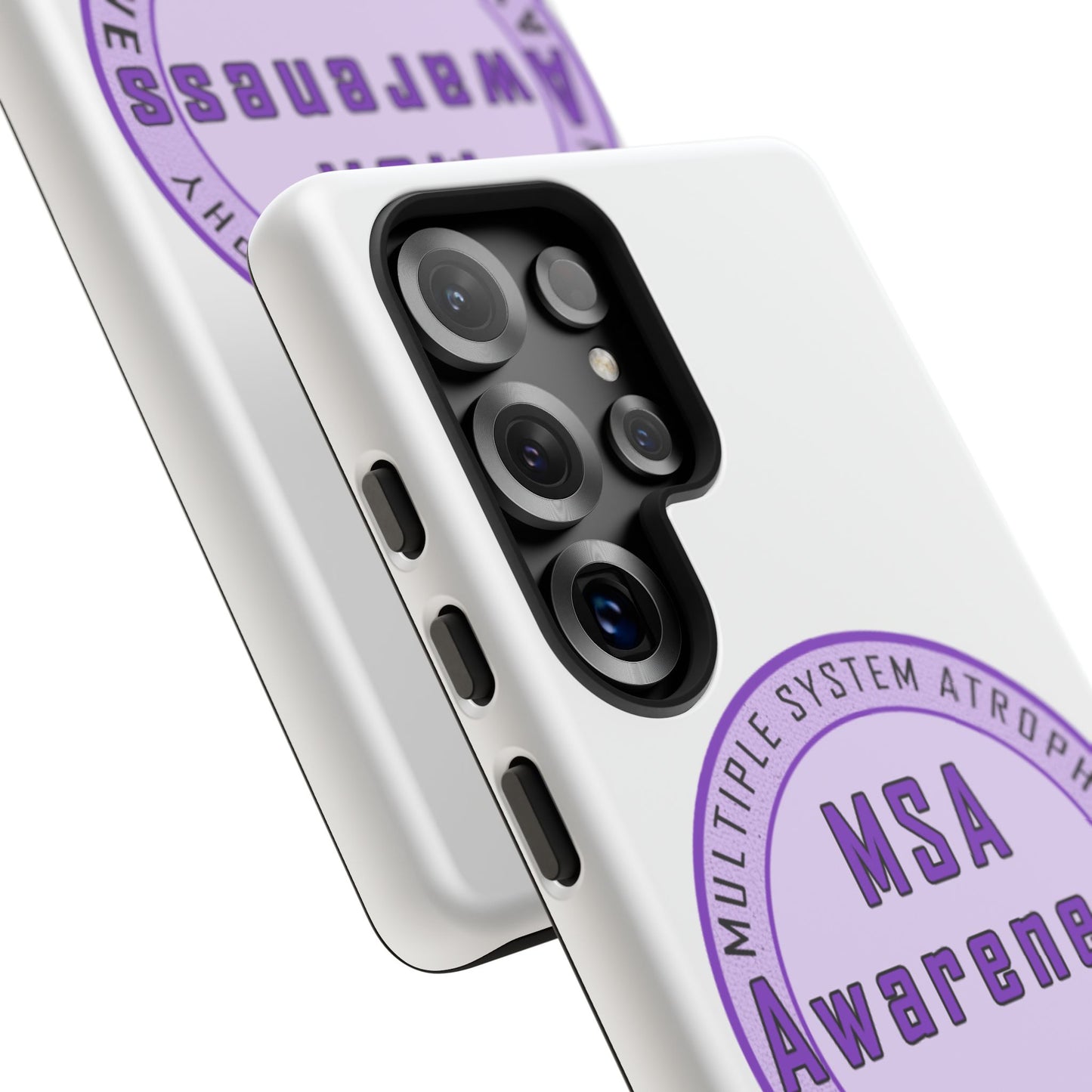 MSA Awareness Phone Case | Tough Cases for Support, Gift for Caregivers, Awareness Month, Customizable Design