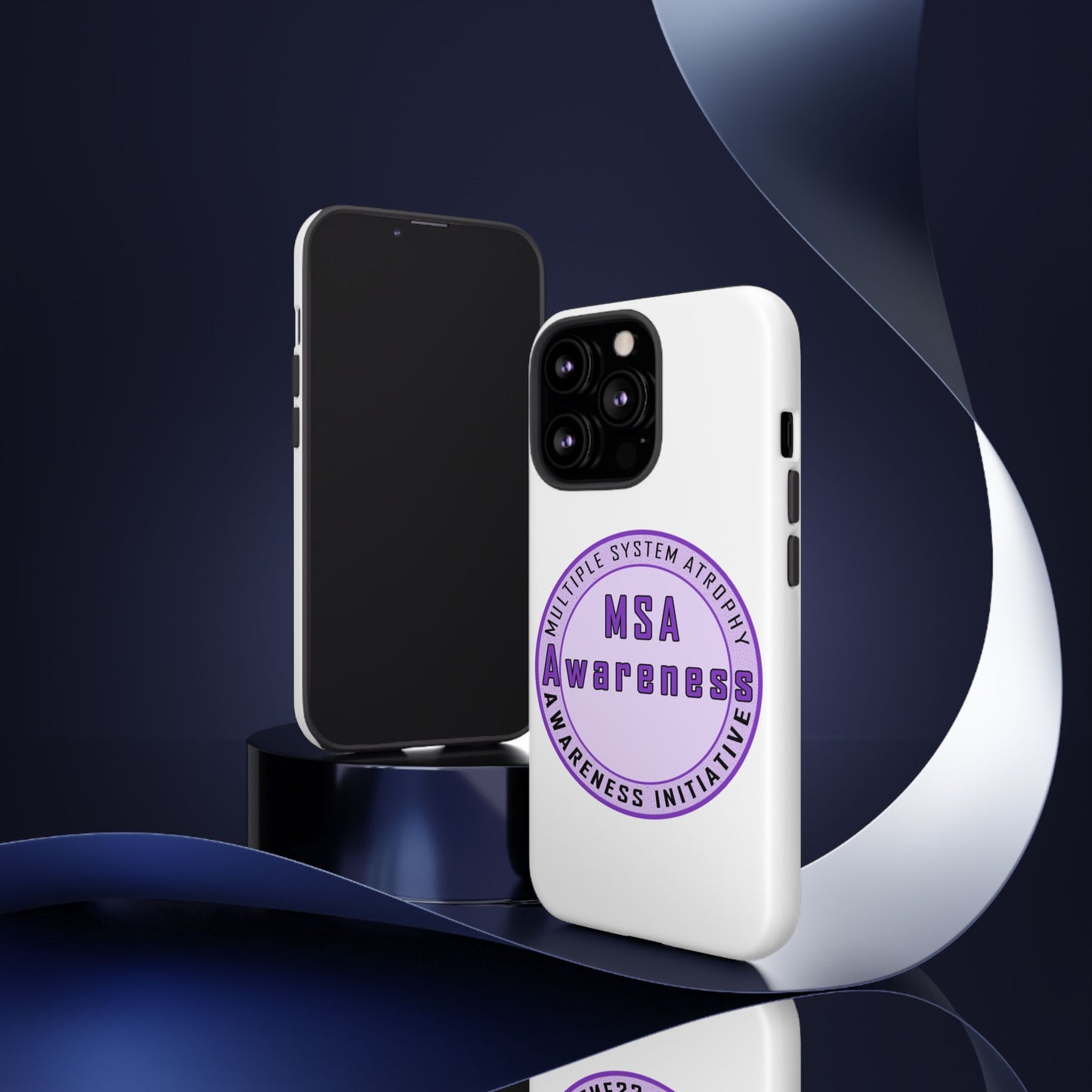 MSA Awareness Phone Case | Tough Cases for Support, Gift for Caregivers, Awareness Month, Customizable Design