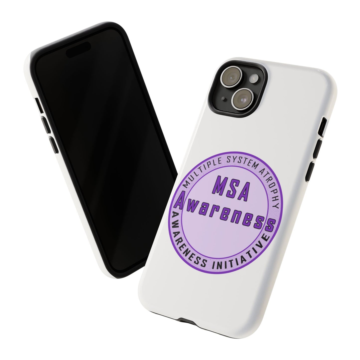 MSA Awareness Phone Case | Tough Cases for Support, Gift for Caregivers, Awareness Month, Customizable Design