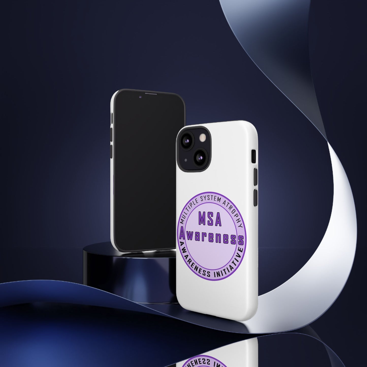 MSA Awareness Phone Case | Tough Cases for Support, Gift for Caregivers, Awareness Month, Customizable Design