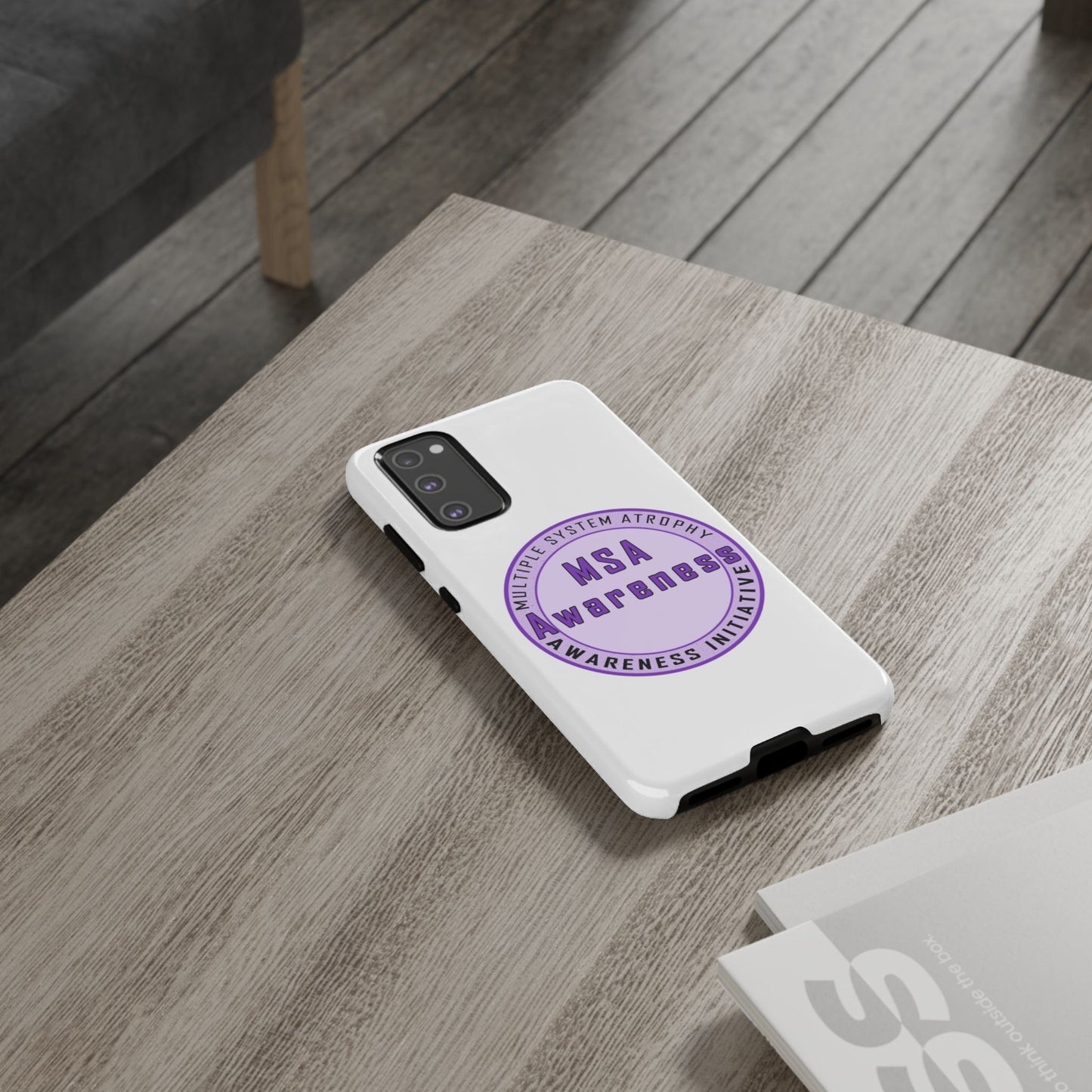 MSA Awareness Phone Case | Tough Cases for Support, Gift for Caregivers, Awareness Month, Customizable Design