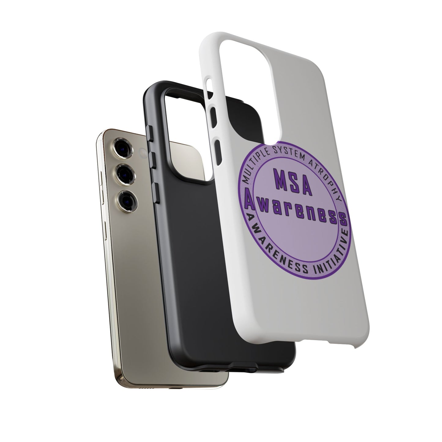 MSA Awareness Phone Case | Tough Cases for Support, Gift for Caregivers, Awareness Month, Customizable Design