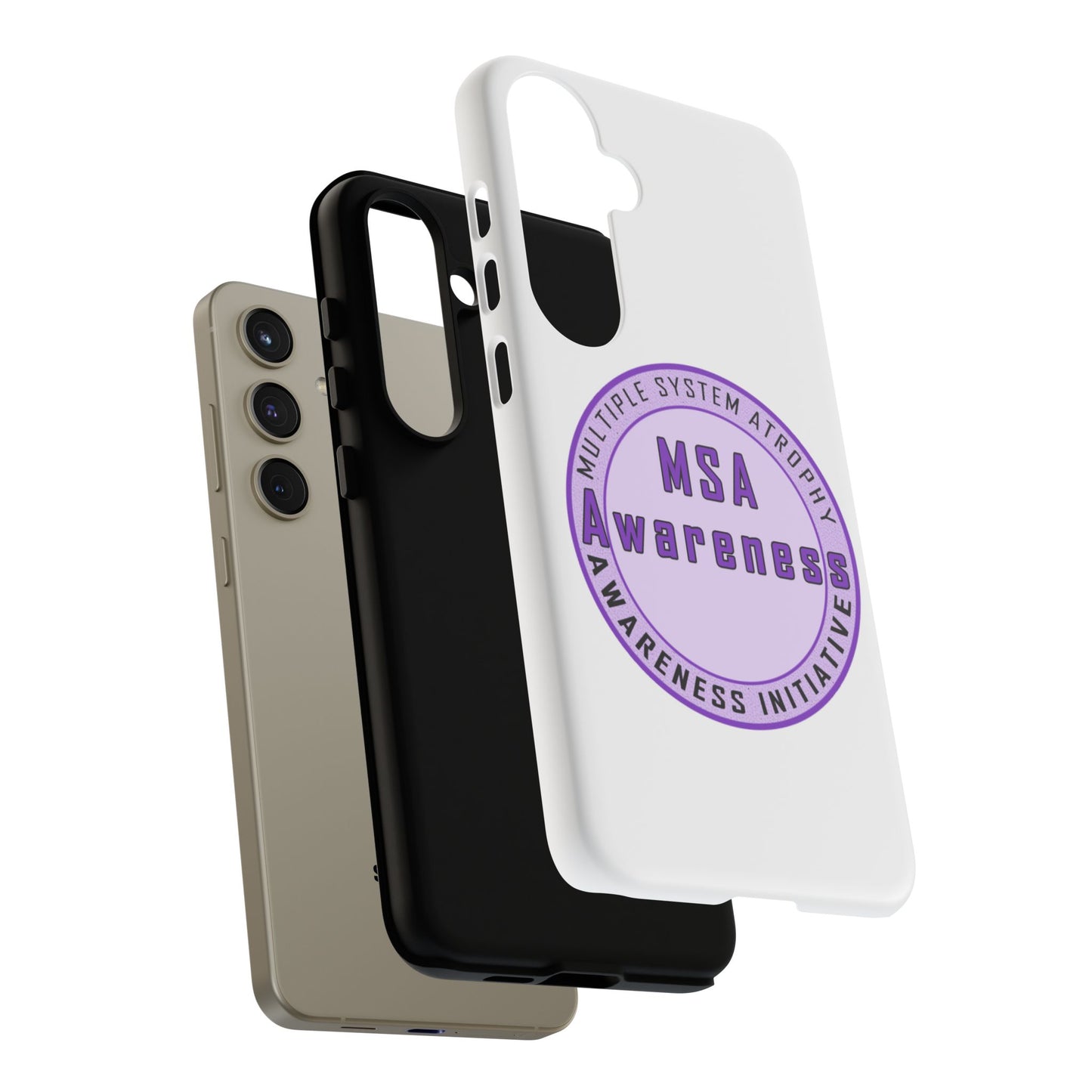MSA Awareness Phone Case | Tough Cases for Support, Gift for Caregivers, Awareness Month, Customizable Design
