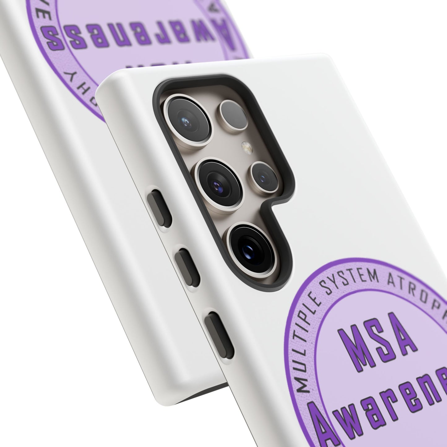 MSA Awareness Phone Case | Tough Cases for Support, Gift for Caregivers, Awareness Month, Customizable Design