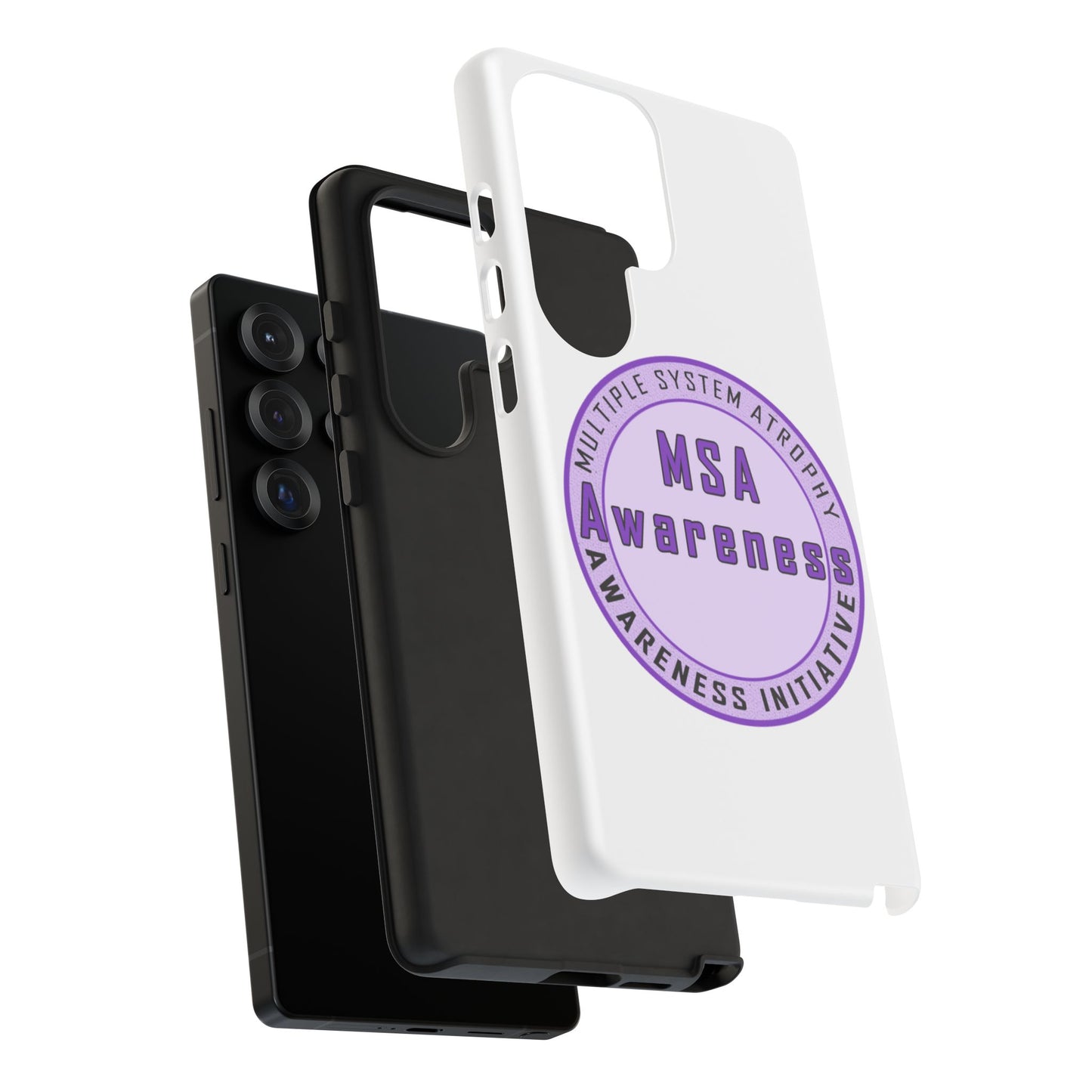MSA Awareness Phone Case | Tough Cases for Support, Gift for Caregivers, Awareness Month, Customizable Design
