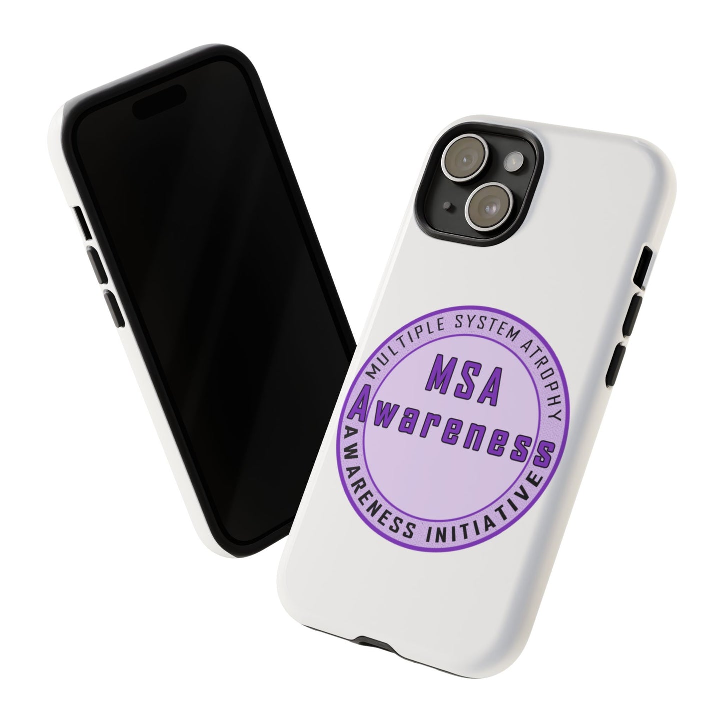 MSA Awareness Phone Case | Tough Cases for Support, Gift for Caregivers, Awareness Month, Customizable Design