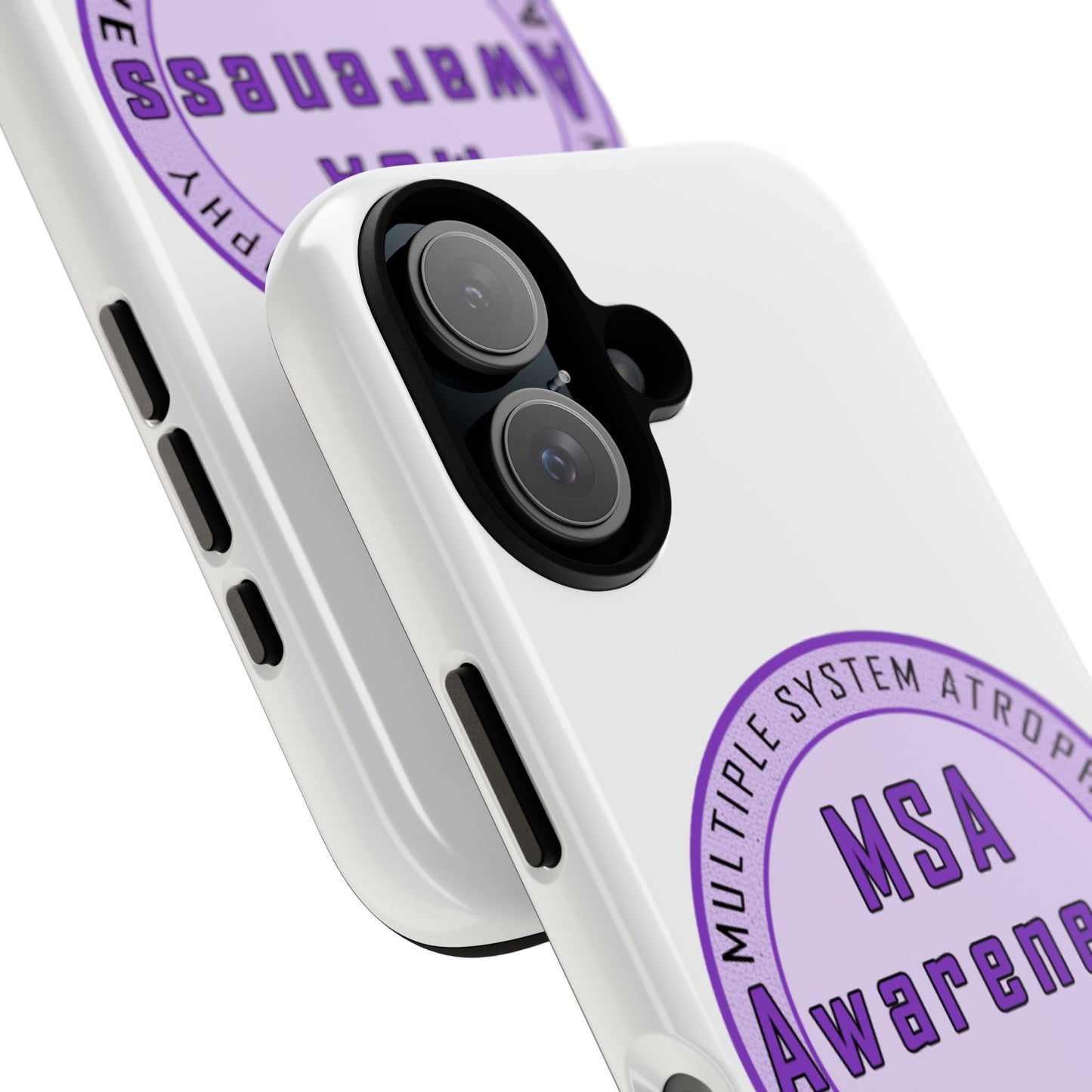 MSA Awareness Phone Case | Tough Cases for Support, Gift for Caregivers, Awareness Month, Customizable Design