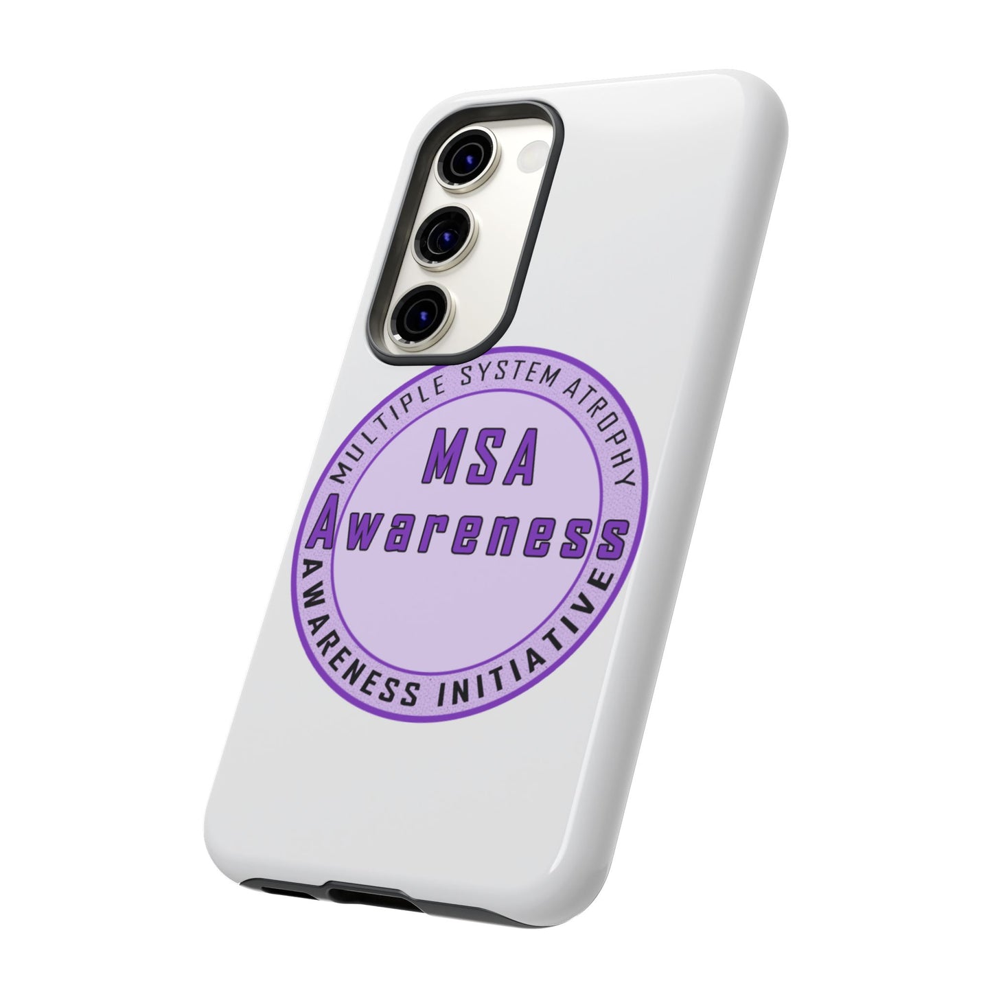 MSA Awareness Phone Case | Tough Cases for Support, Gift for Caregivers, Awareness Month, Customizable Design