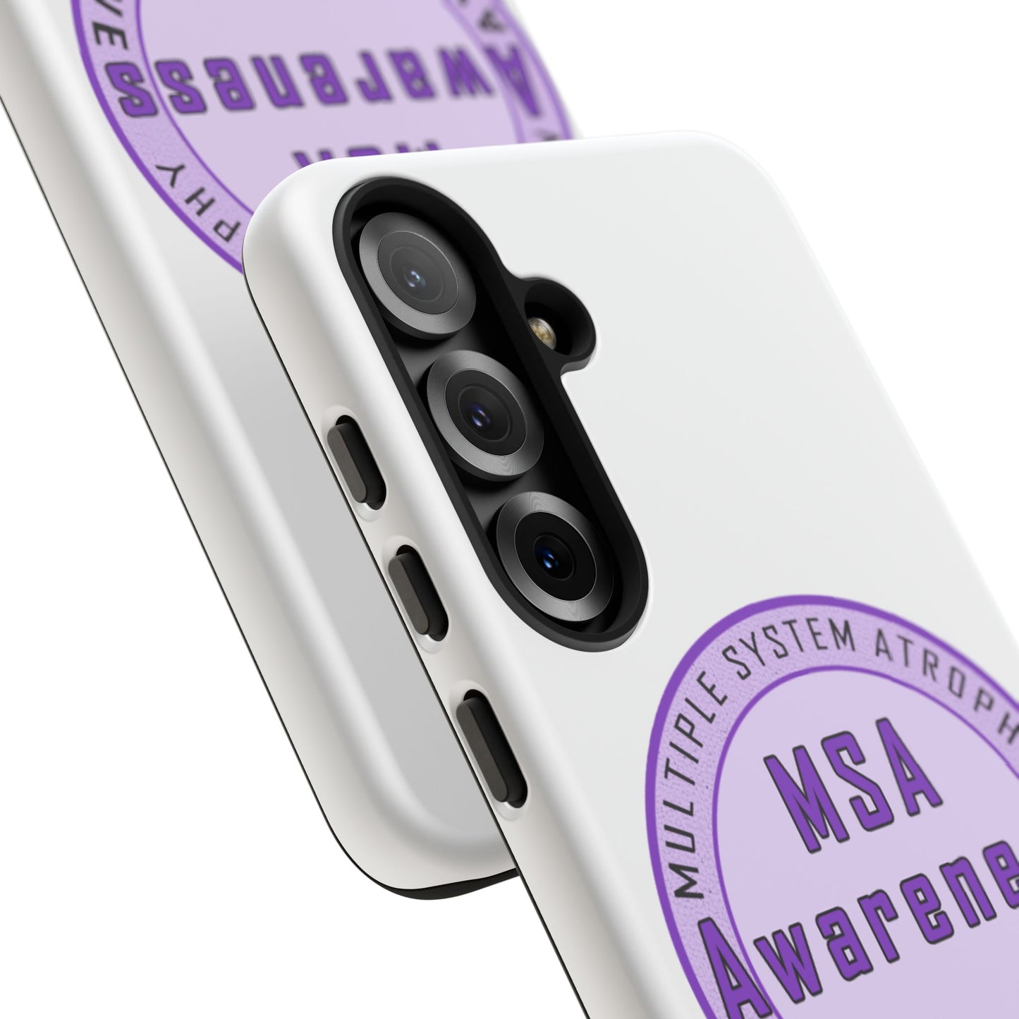 MSA Awareness Phone Case | Tough Cases for Support, Gift for Caregivers, Awareness Month, Customizable Design