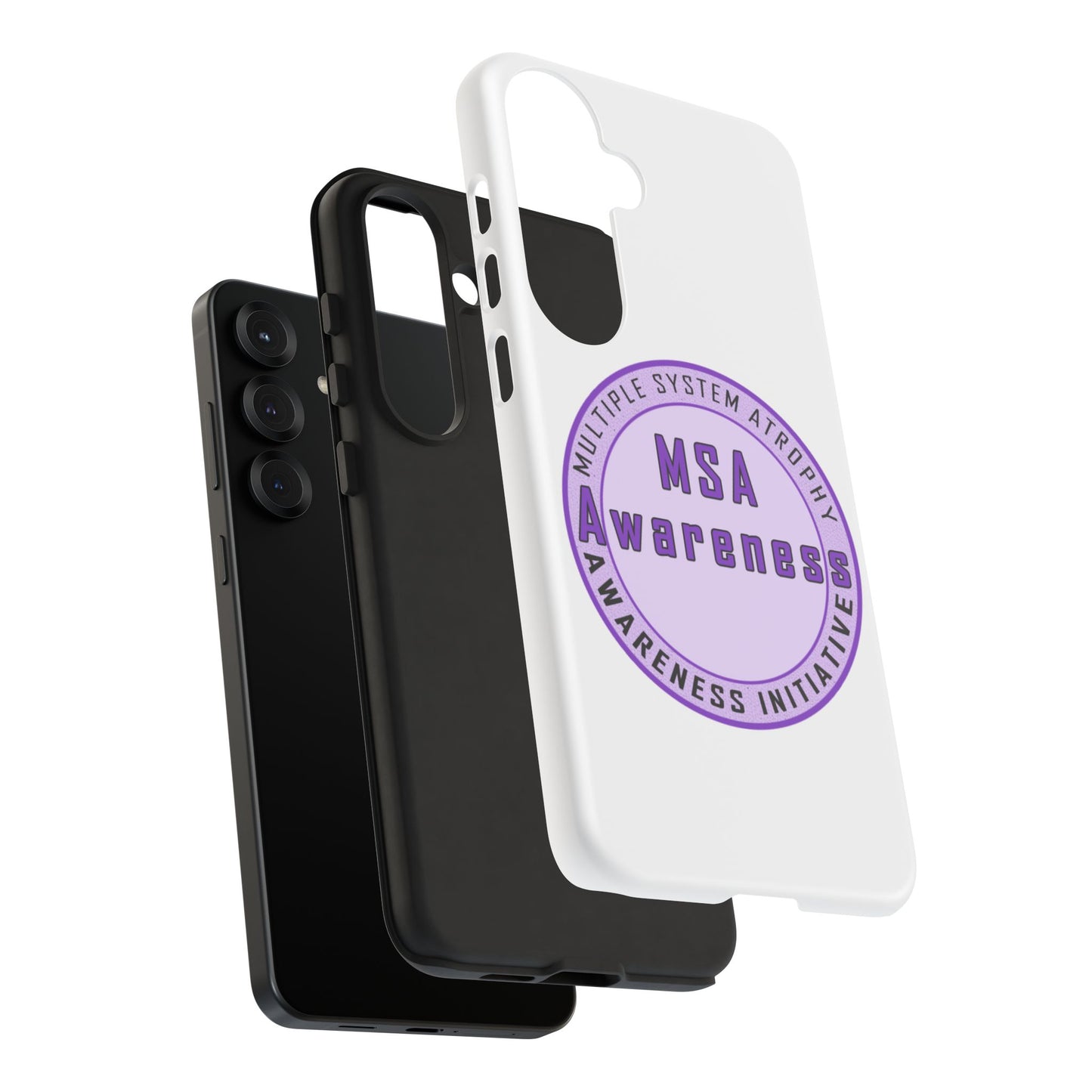 MSA Awareness Phone Case | Tough Cases for Support, Gift for Caregivers, Awareness Month, Customizable Design