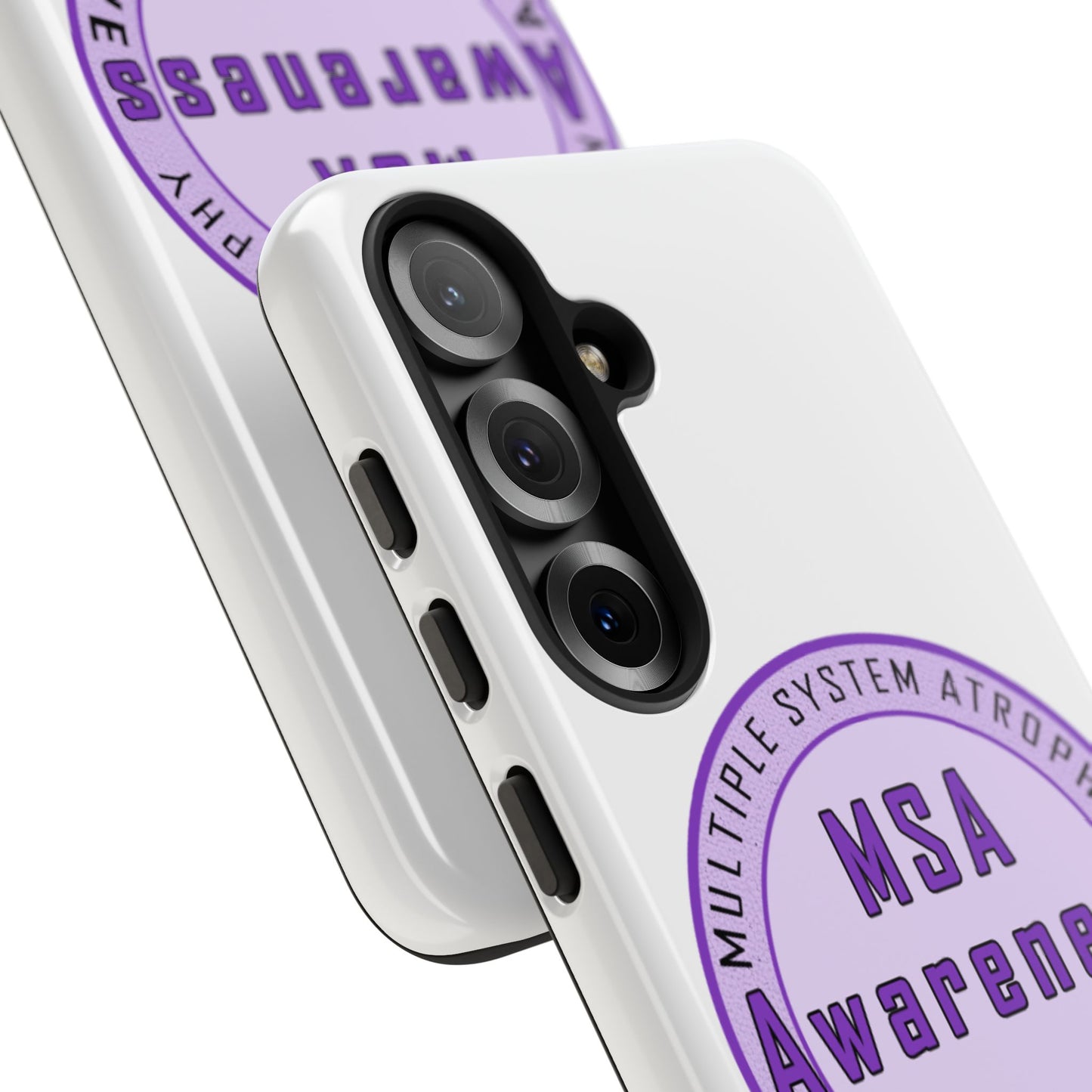 MSA Awareness Phone Case | Tough Cases for Support, Gift for Caregivers, Awareness Month, Customizable Design