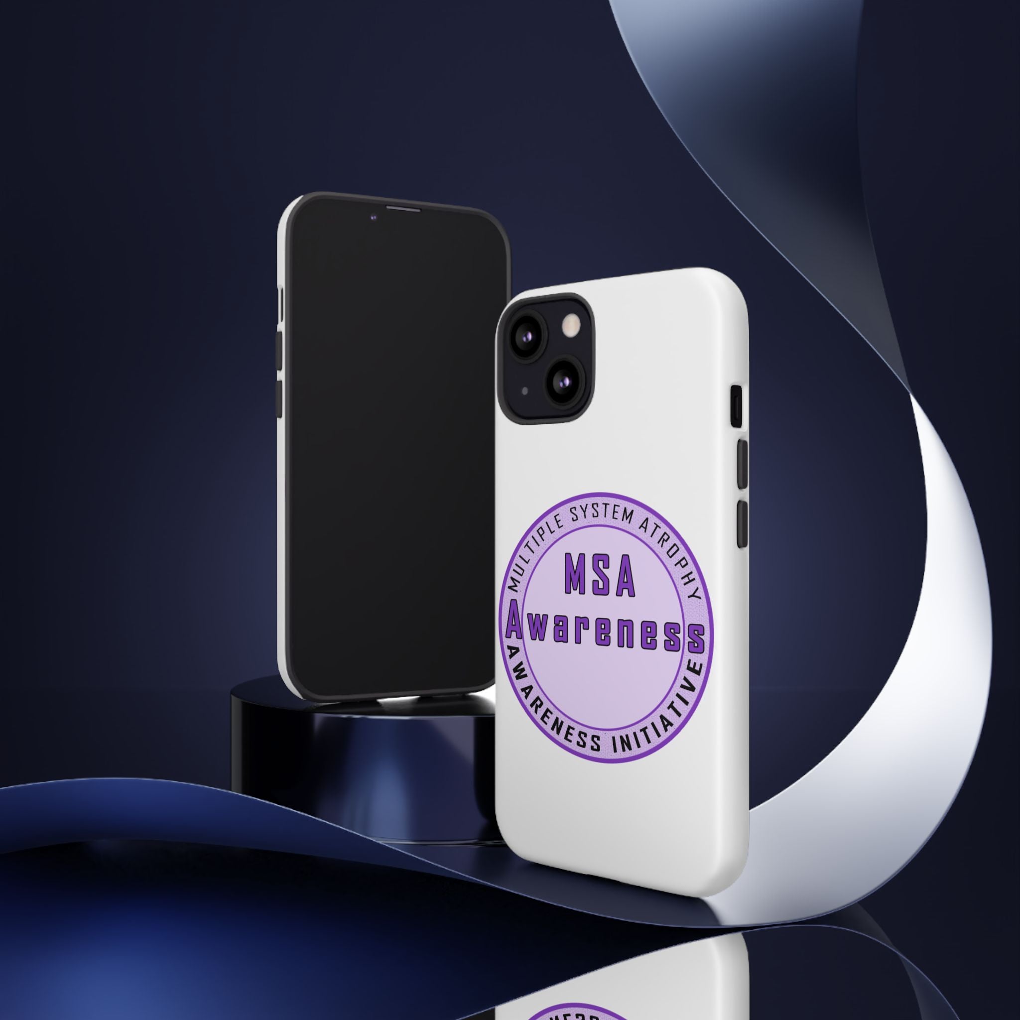 MSA Awareness Phone Case | Tough Cases for Support, Gift for Caregivers, Awareness Month, Customizable Design