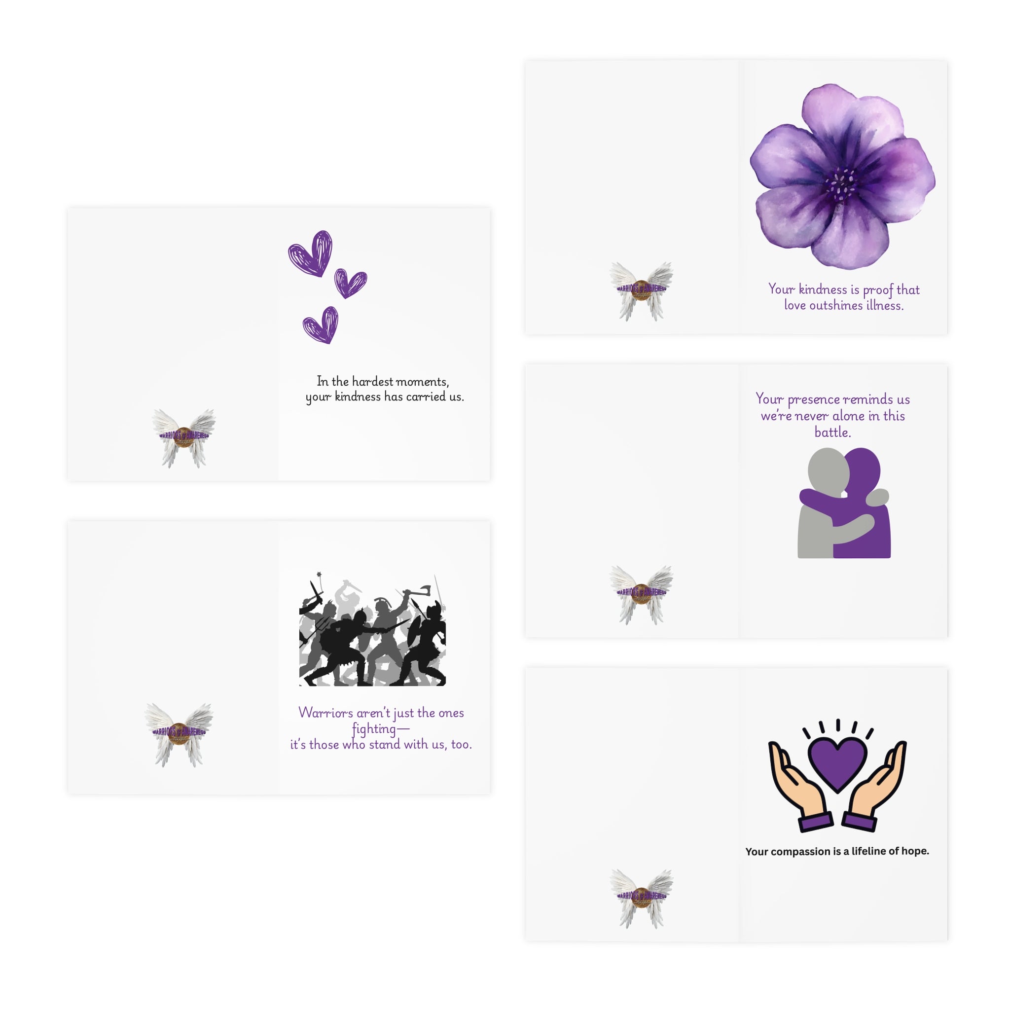 Multi-Design Greeting Cards (5-Pack)