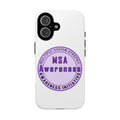 MSA Awareness Phone Case | Tough Cases for Support, Gift for Caregivers, Awareness Month, Customizable Design