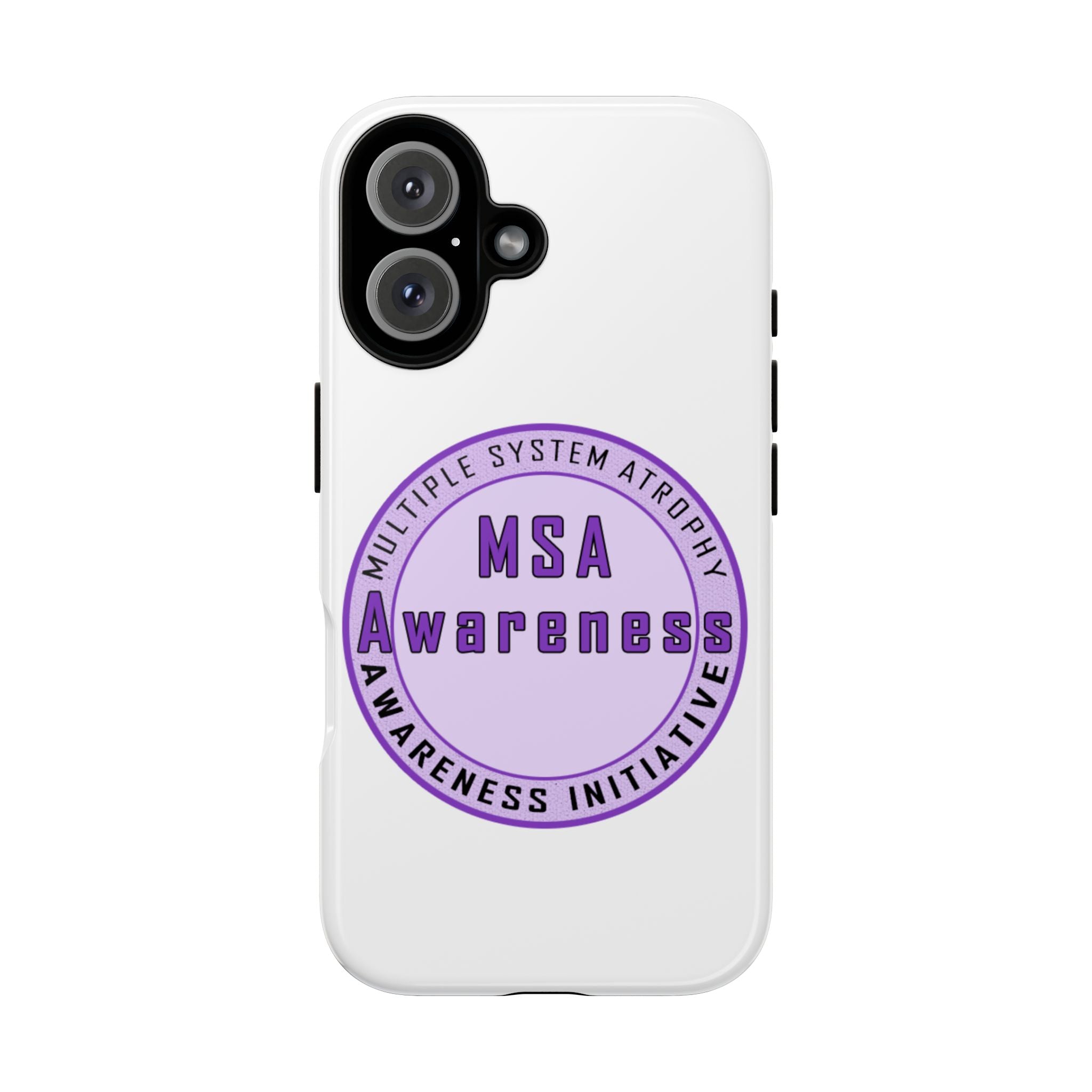 MSA Awareness Phone Case | Tough Cases for Support, Gift for Caregivers, Awareness Month, Customizable Design