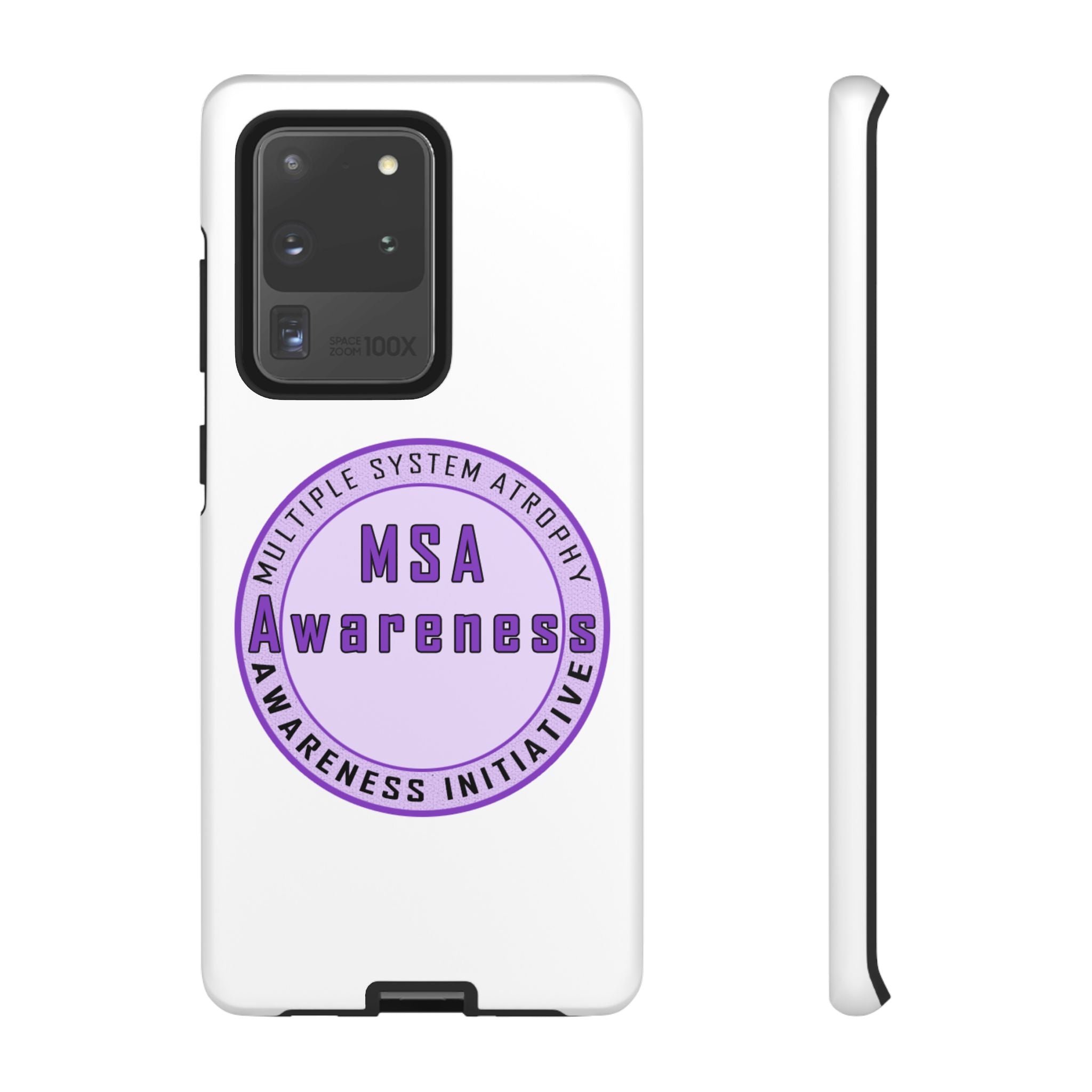 MSA Awareness Phone Case | Tough Cases for Support, Gift for Caregivers, Awareness Month, Customizable Design
