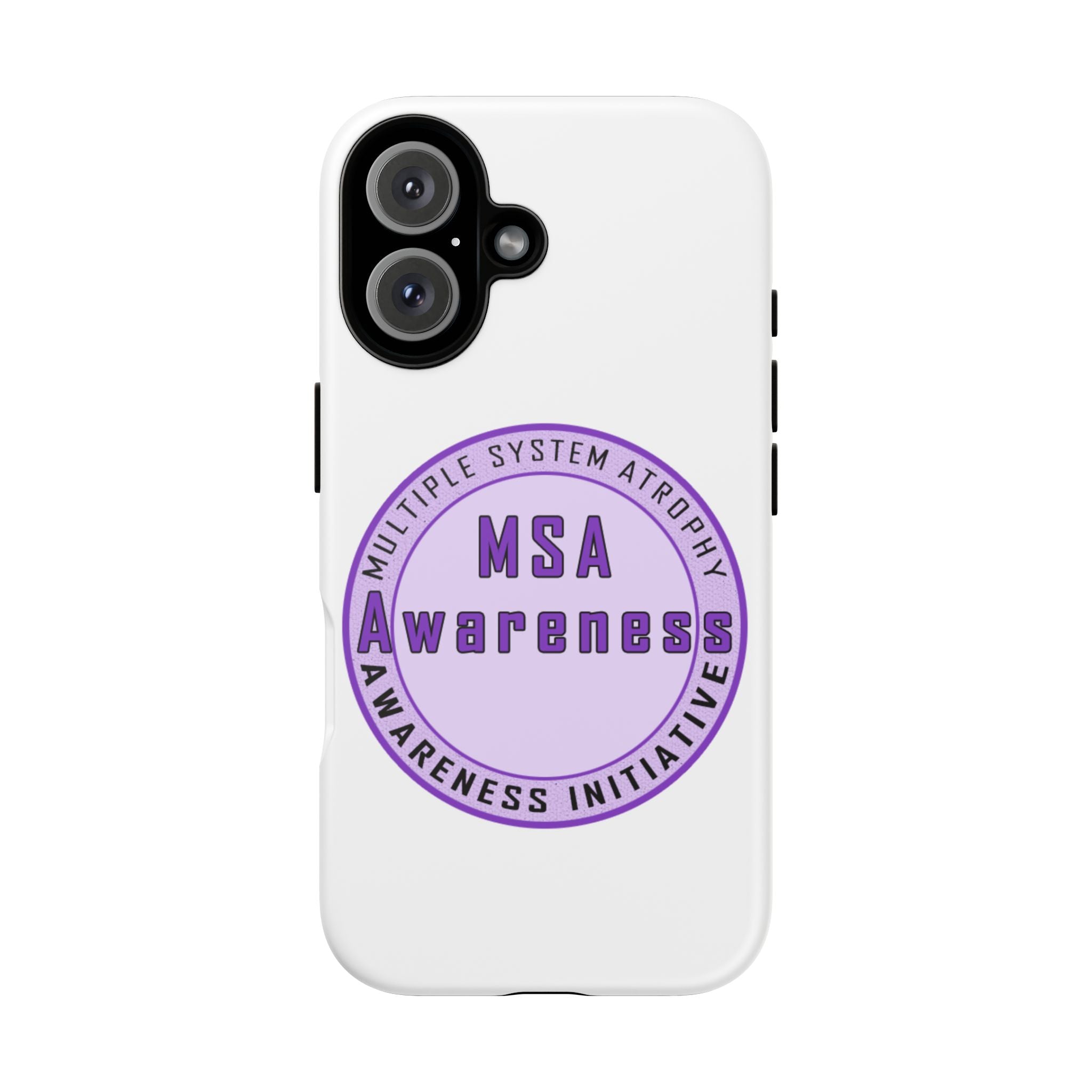 MSA Awareness Phone Case | Tough Cases for Support, Gift for Caregivers, Awareness Month, Customizable Design