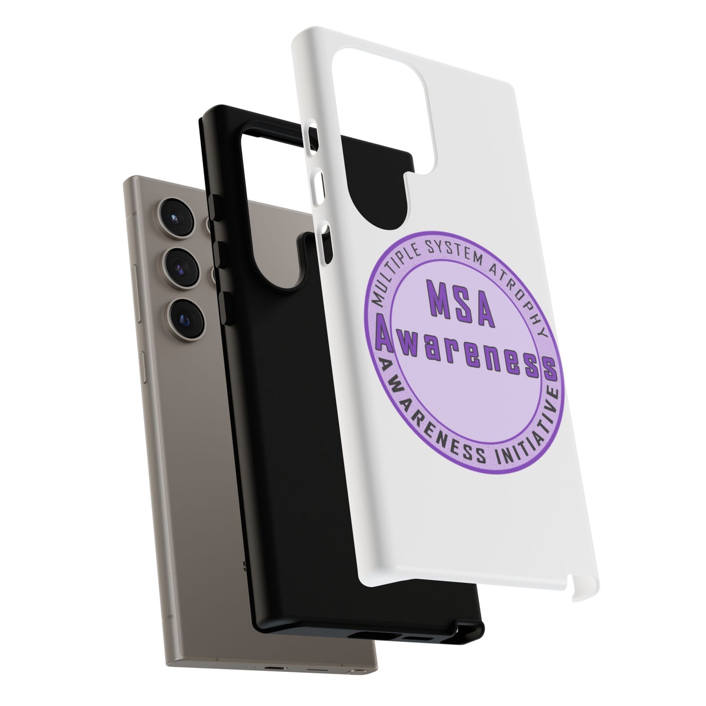MSA Awareness Phone Case | Tough Cases for Support, Gift for Caregivers, Awareness Month, Customizable Design
