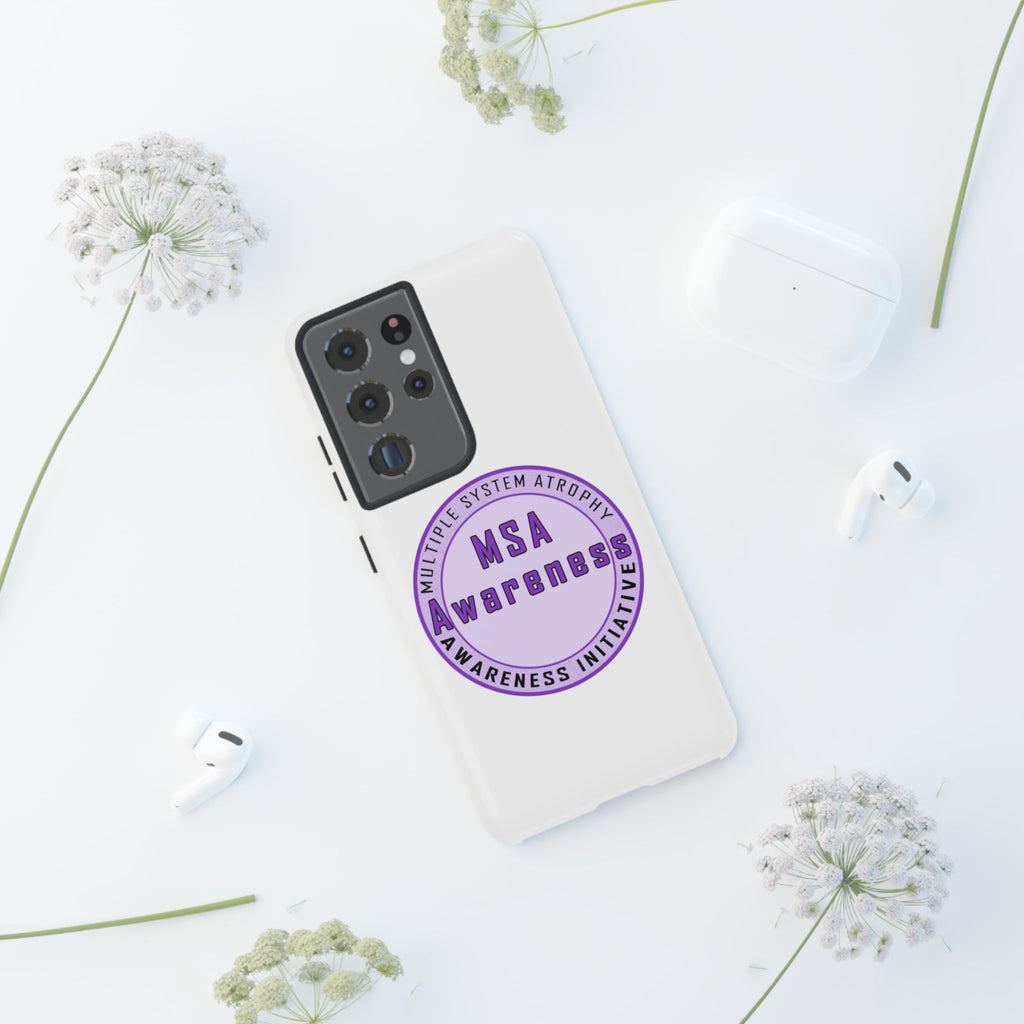 MSA Awareness Phone Case | Tough Cases for Support, Gift for Caregivers, Awareness Month, Customizable Design