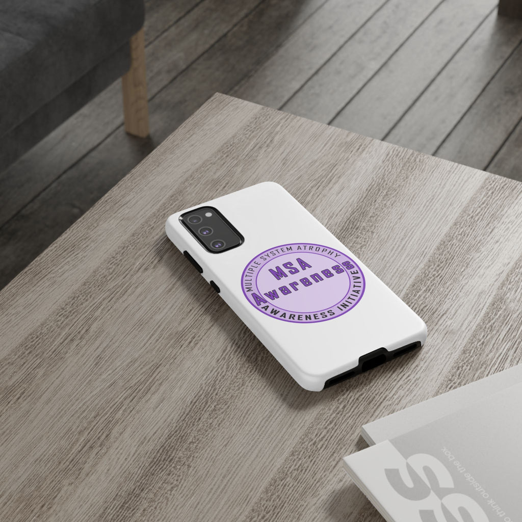 MSA Awareness Phone Case | Tough Cases for Support, Gift for Caregivers, Awareness Month, Customizable Design