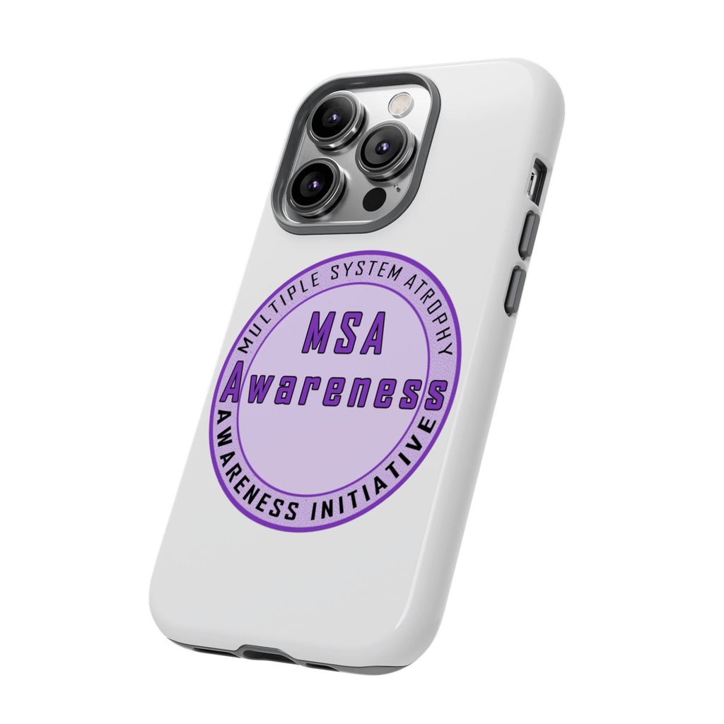 MSA Awareness Phone Case | Tough Cases for Support, Gift for Caregivers, Awareness Month, Customizable Design