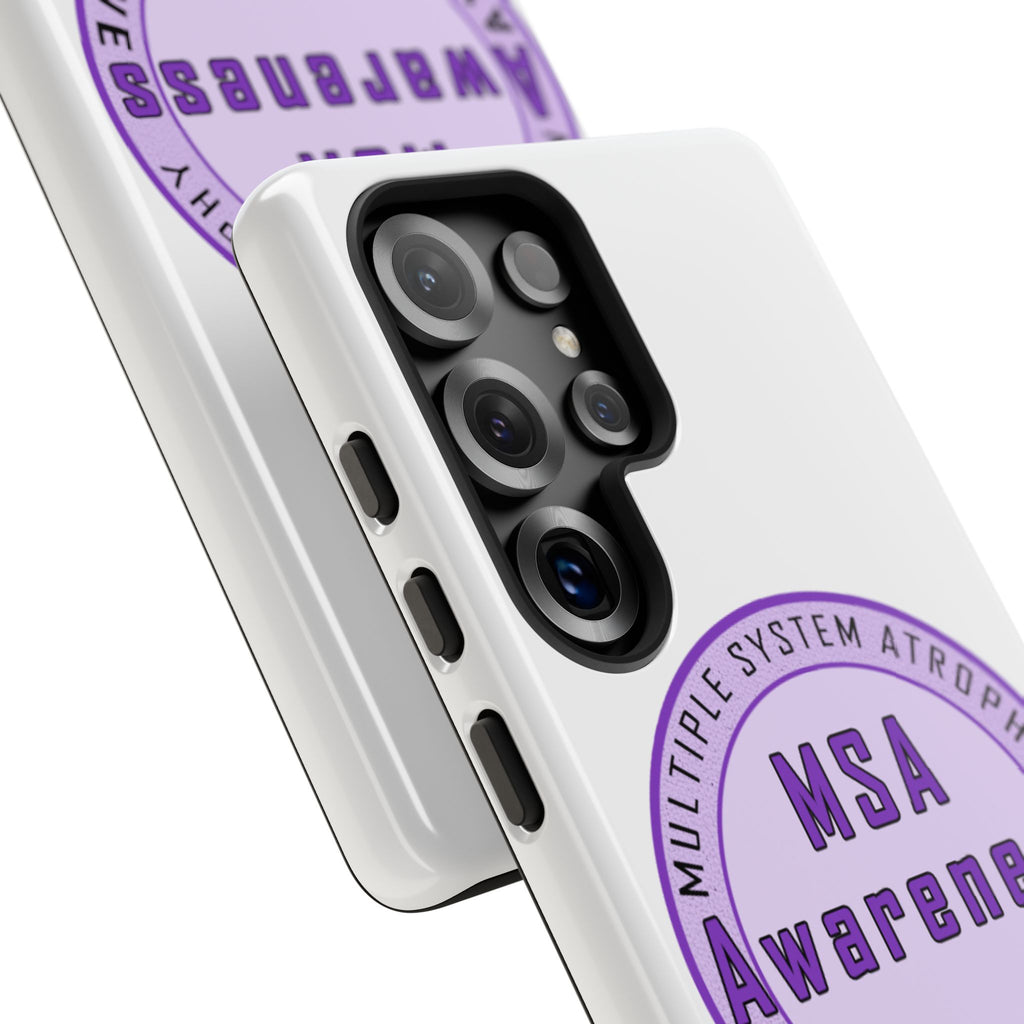 MSA Awareness Phone Case | Tough Cases for Support, Gift for Caregivers, Awareness Month, Customizable Design