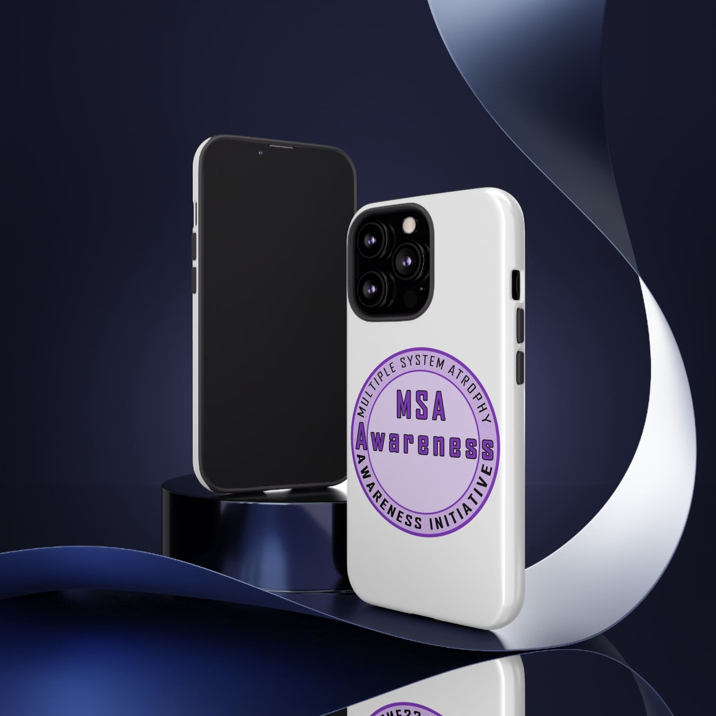 MSA Awareness Phone Case | Tough Cases for Support, Gift for Caregivers, Awareness Month, Customizable Design