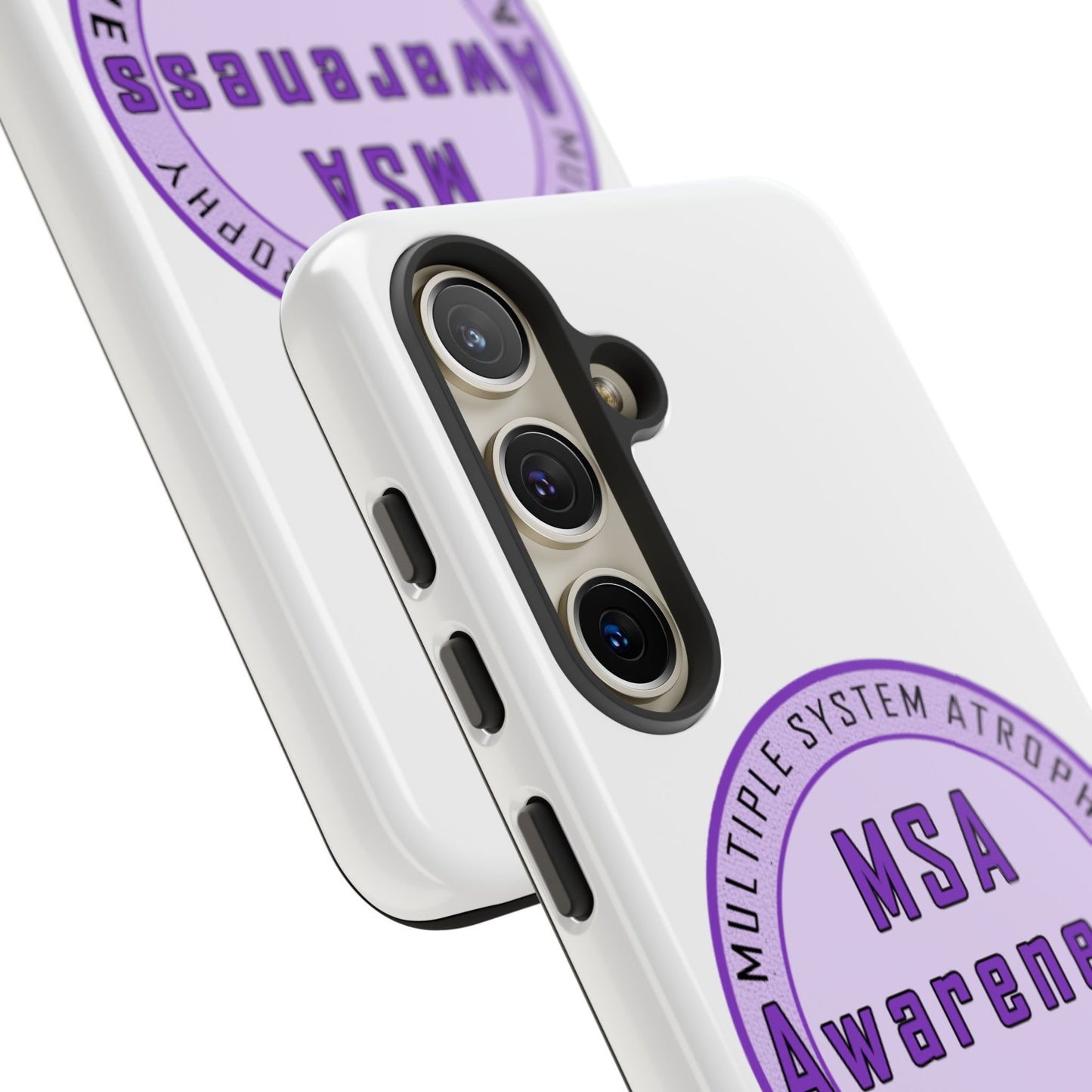 MSA Awareness Phone Case | Tough Cases for Support, Gift for Caregivers, Awareness Month, Customizable Design