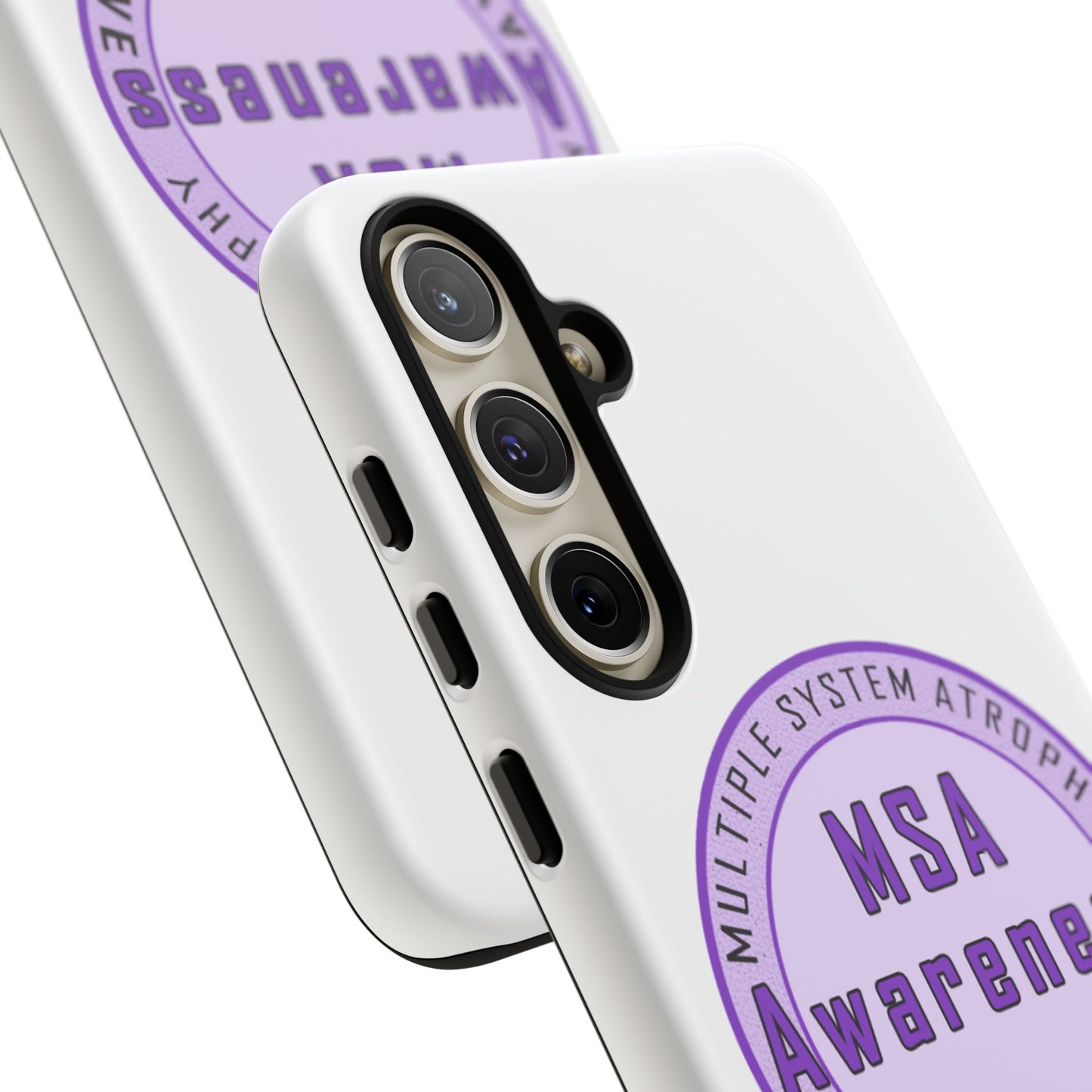 MSA Awareness Phone Case | Tough Cases for Support, Gift for Caregivers, Awareness Month, Customizable Design