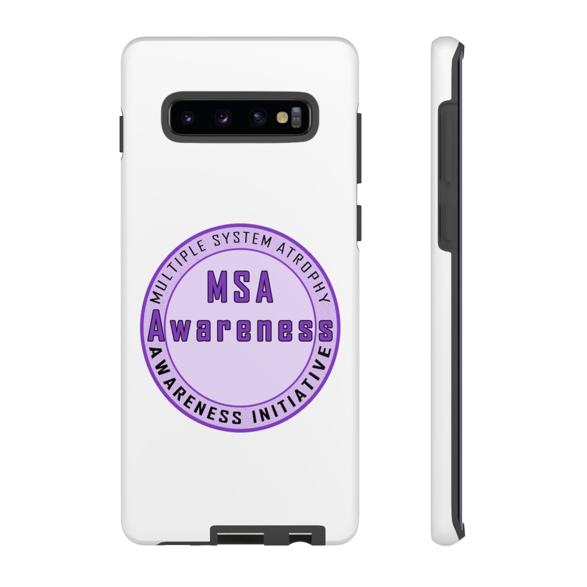 MSA Awareness Phone Case | Tough Cases for Support, Gift for Caregivers, Awareness Month, Customizable Design