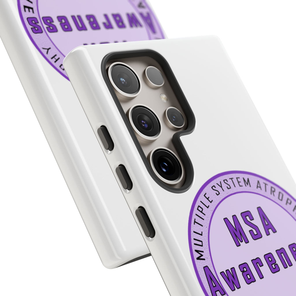 MSA Awareness Phone Case | Tough Cases for Support, Gift for Caregivers, Awareness Month, Customizable Design