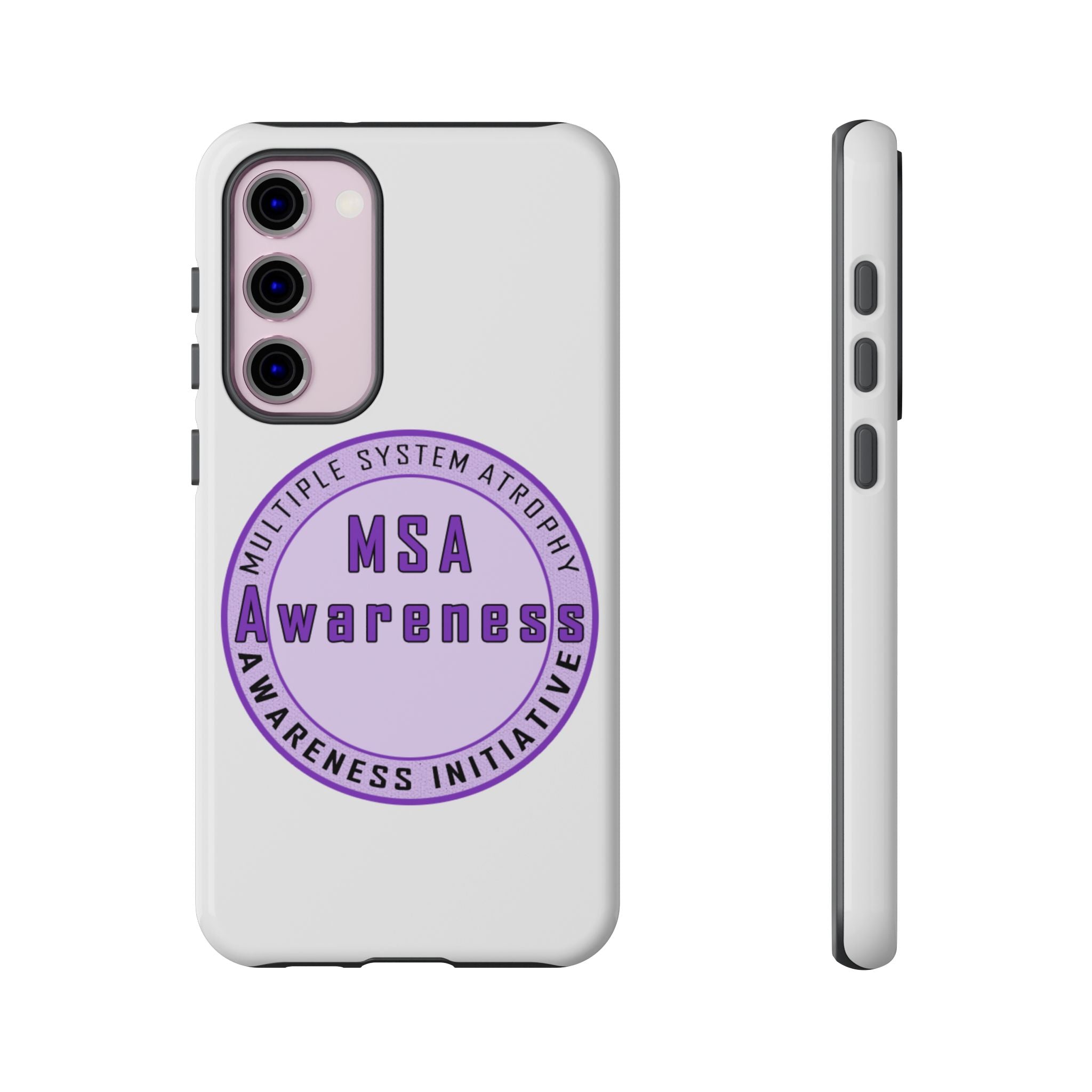 MSA Awareness Phone Case | Tough Cases for Support, Gift for Caregivers, Awareness Month, Customizable Design