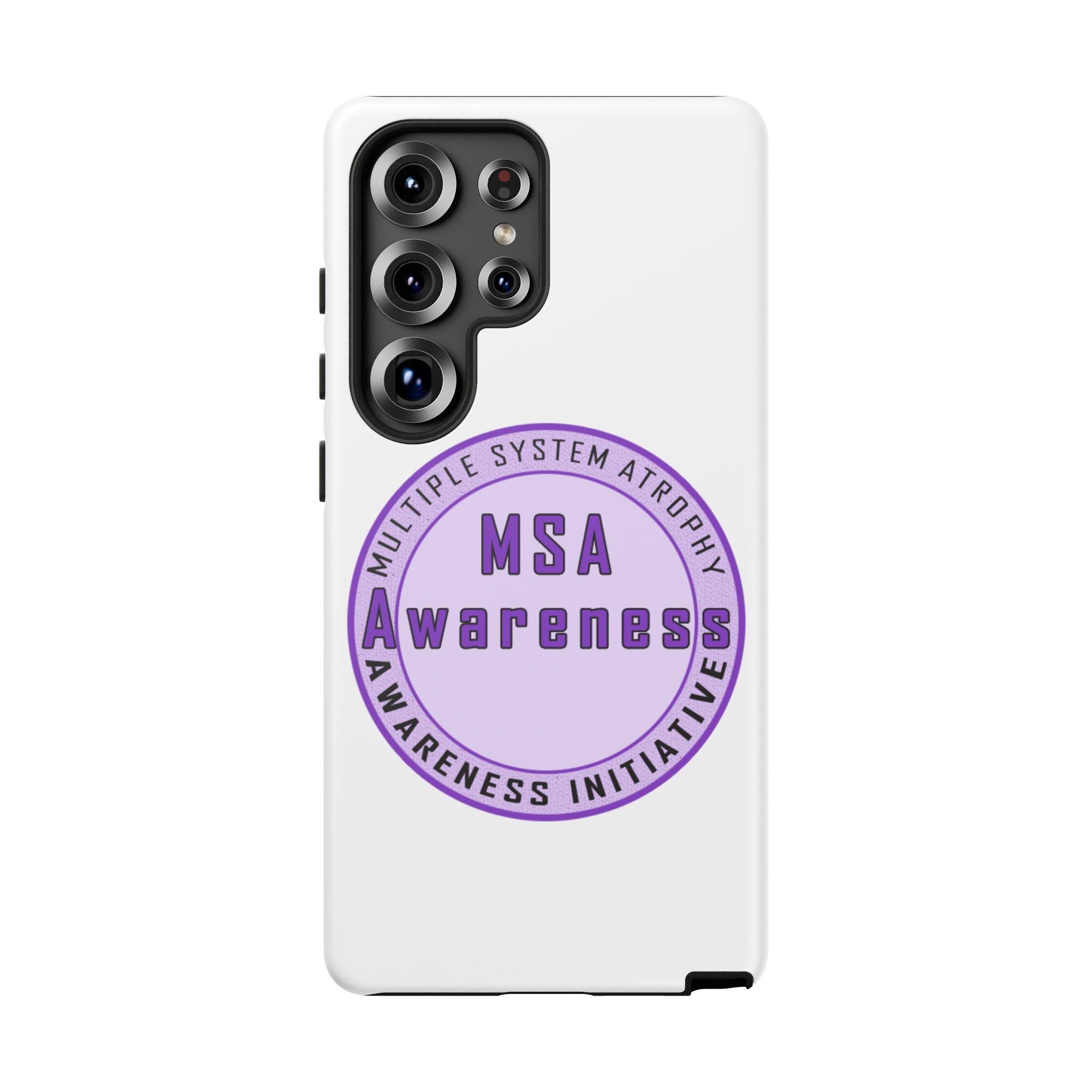 MSA Awareness Phone Case | Tough Cases for Support, Gift for Caregivers, Awareness Month, Customizable Design