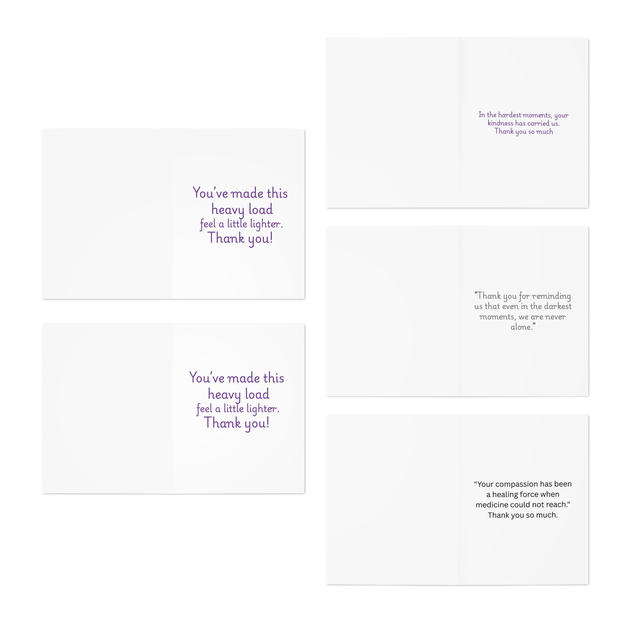 Multi-Design Greeting Cards (5-Pack)